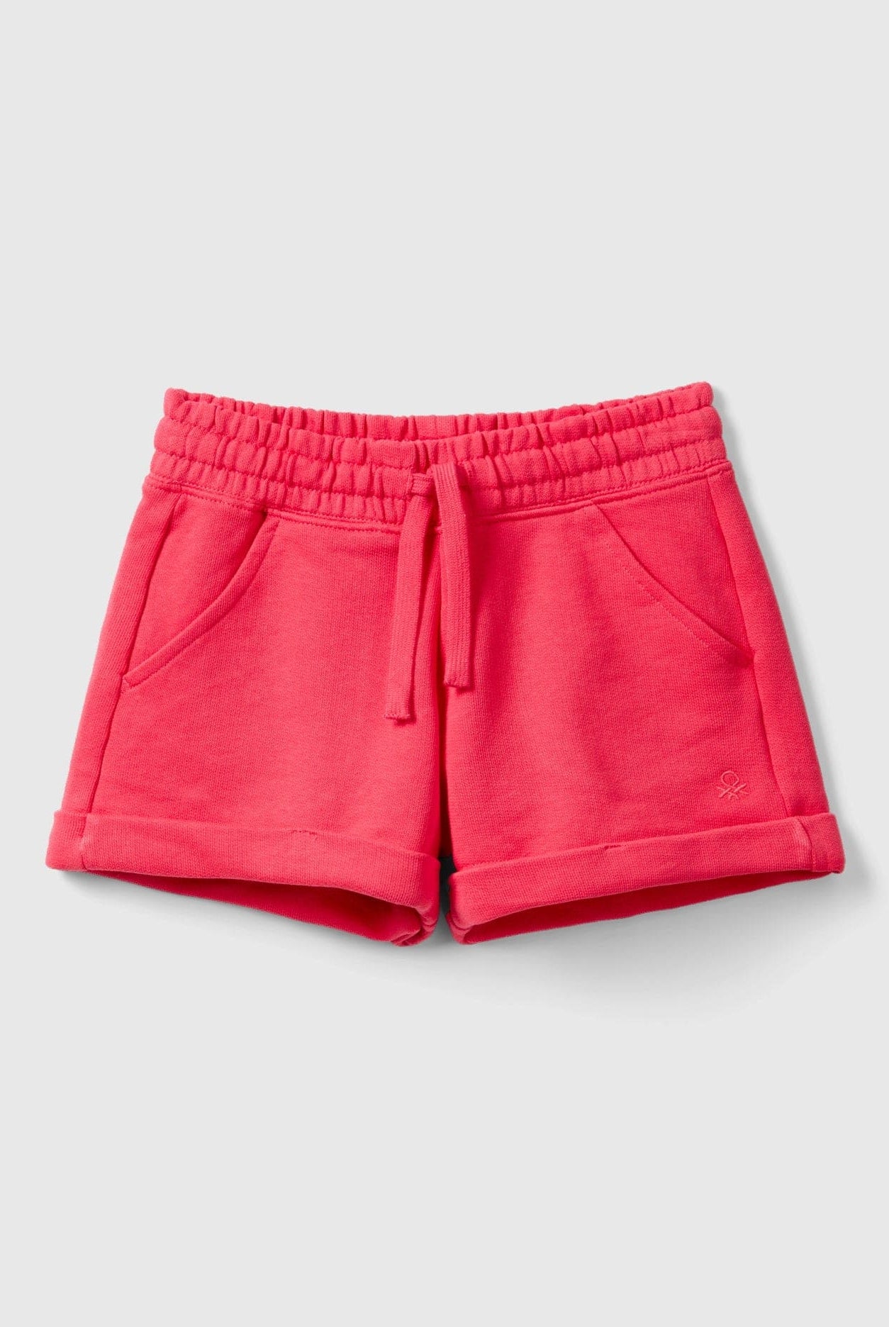 يونايتد كولورز اوف بينيتون شورت بناتي مصنوع من القطن بنسبة 100%