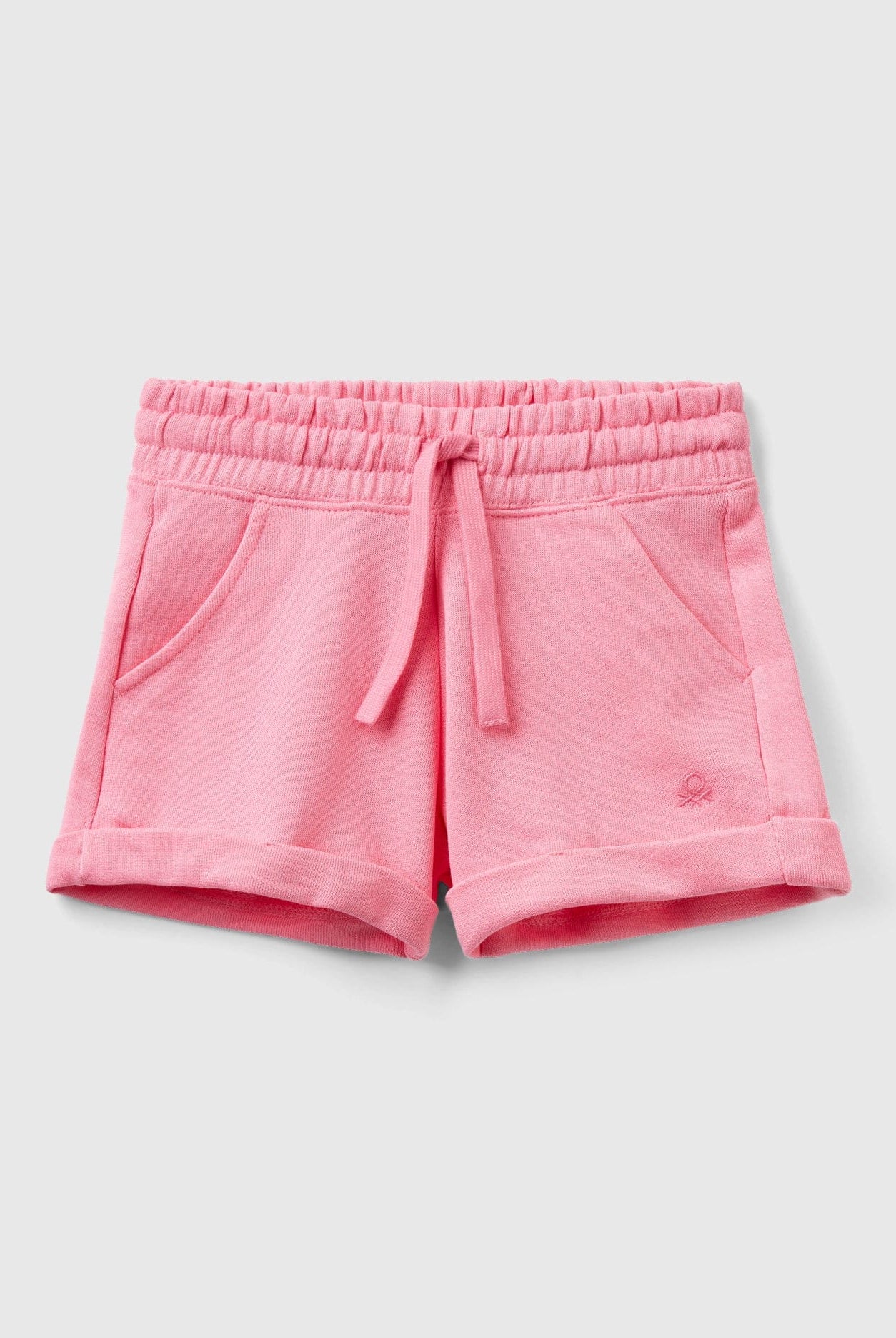 يونايتد كولورز اوف بينيتون شورت بناتي مصنوع من القطن بنسبة 100%