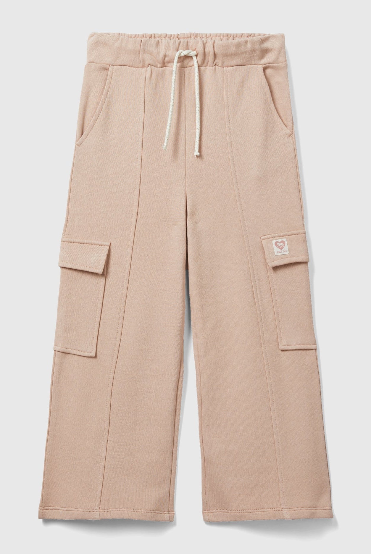 يونايتد كولورز اوف بينيتون سويت بانتس واسع الساقين برباط بناتي