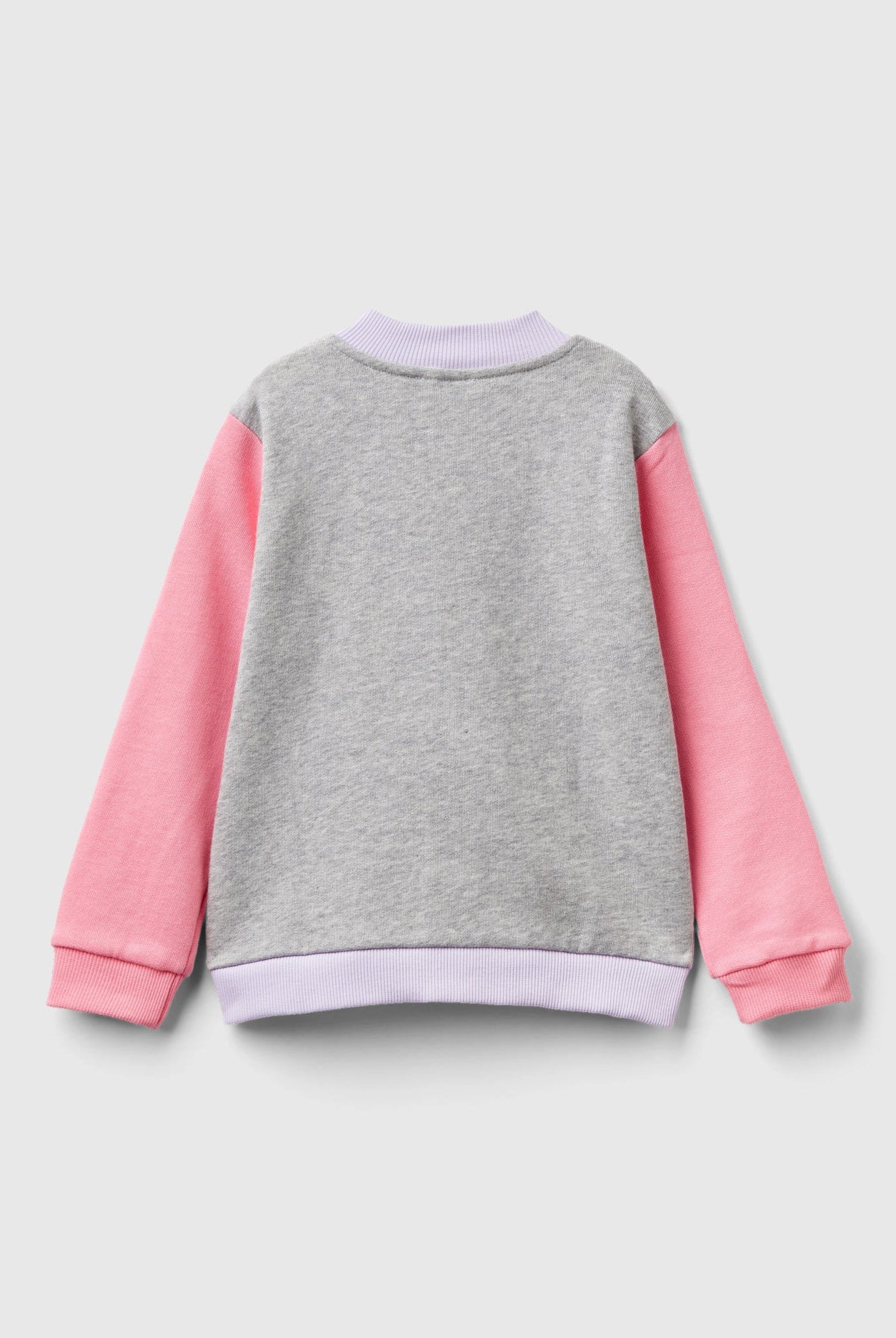 يونايتد كولورز اوف بينيتون هودي اطفال بسحاب من القطن مزين بشعار