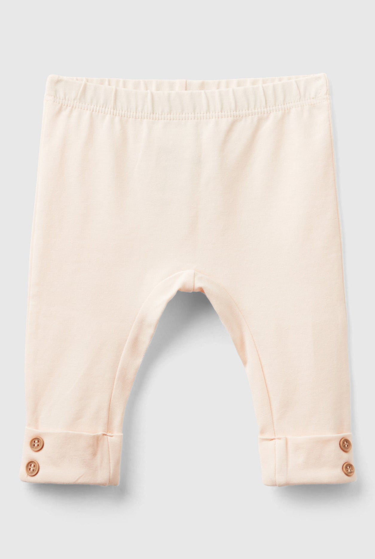 يونايتد كولورز اوف بينيتون ليقنز قطن مطاطي رضع أطفال مزين بأزرار