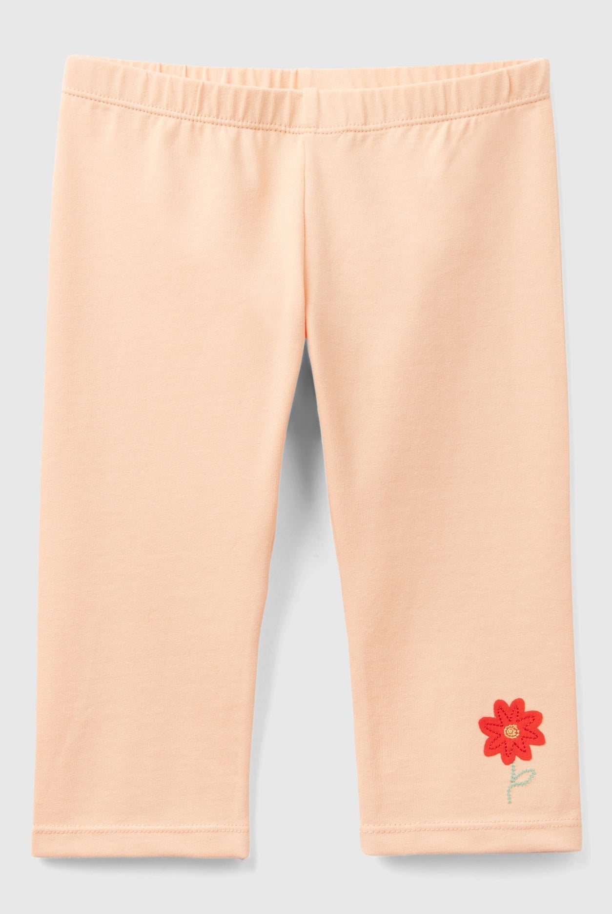 يونايتد كولورز اوف بينيتون بنطلون ليقنز بناتي بأرجل مطرزة