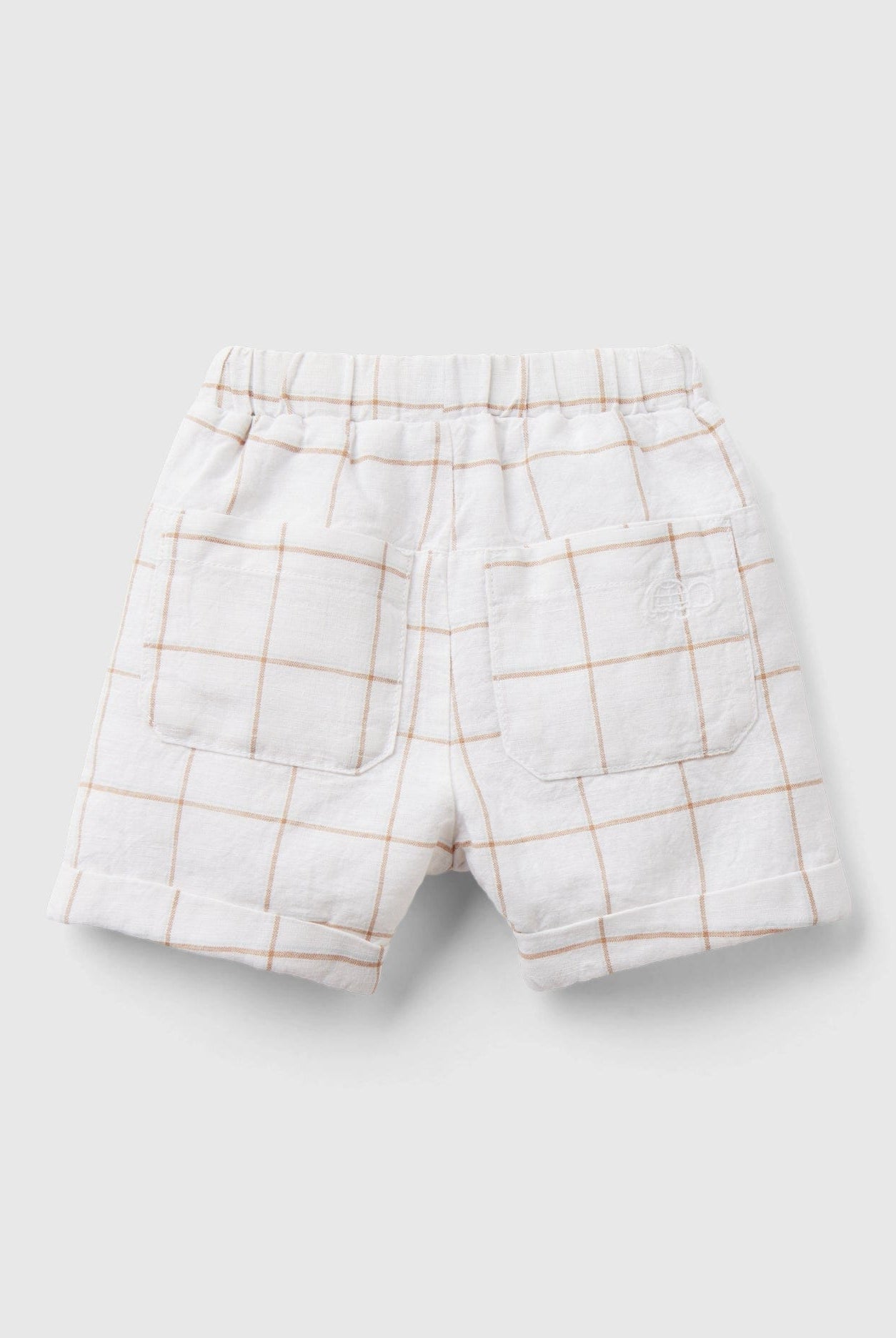 يونايتد كولورز اوف بينيتون شورت بخصر مزود برباط وجيب خلفي مطرز رضع أطفال