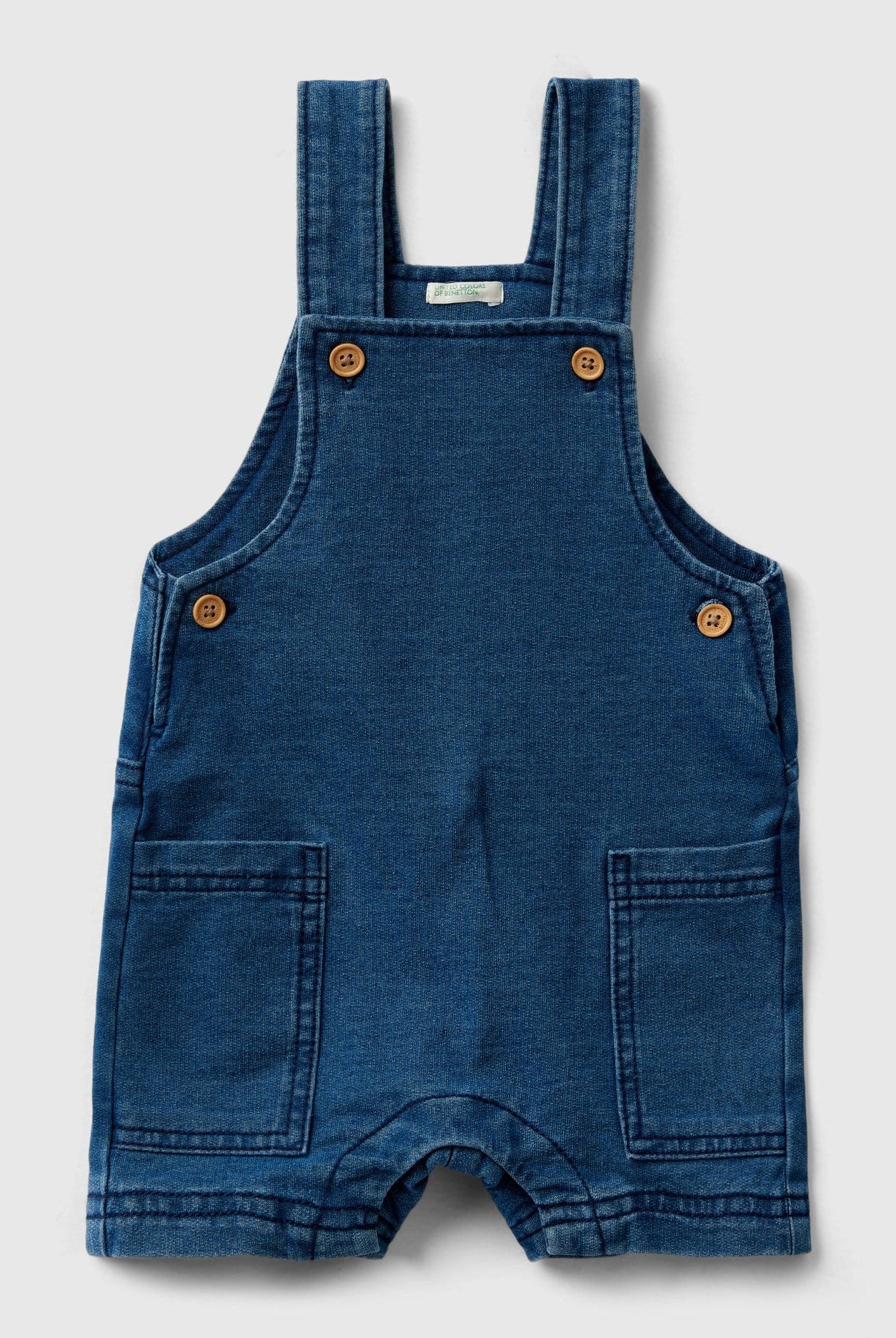 يونايتد كولورز اوف بينيتون سالوبيت رضع جينز قصير بتصميم الدنغري