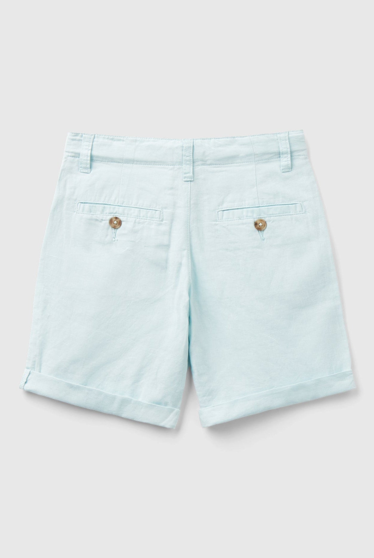 يونايتد كولورز اوف بينيتون برمودا شينو من الكتان الخالص أطفالي