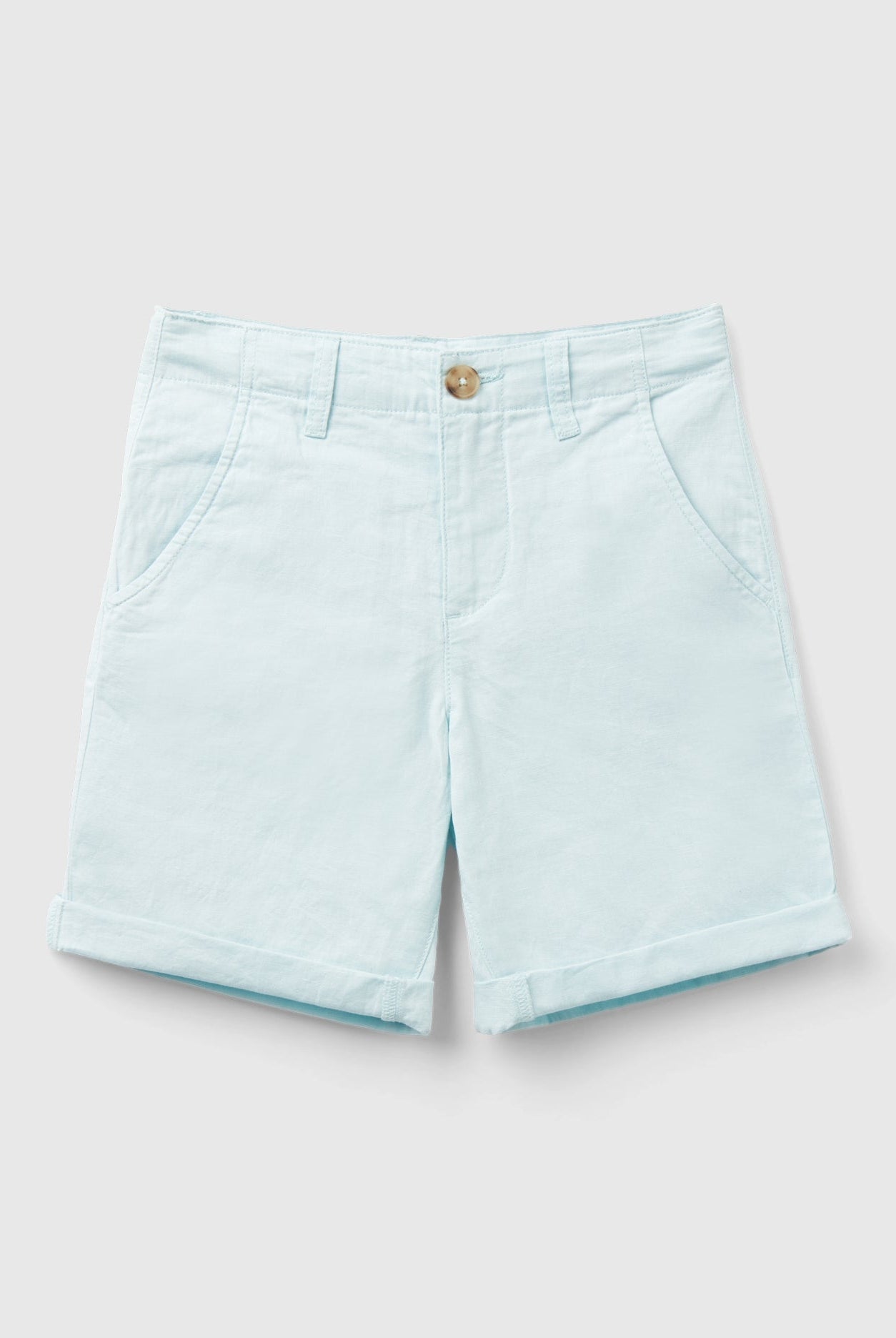 يونايتد كولورز اوف بينيتون برمودا شينو من الكتان الخالص أطفالي