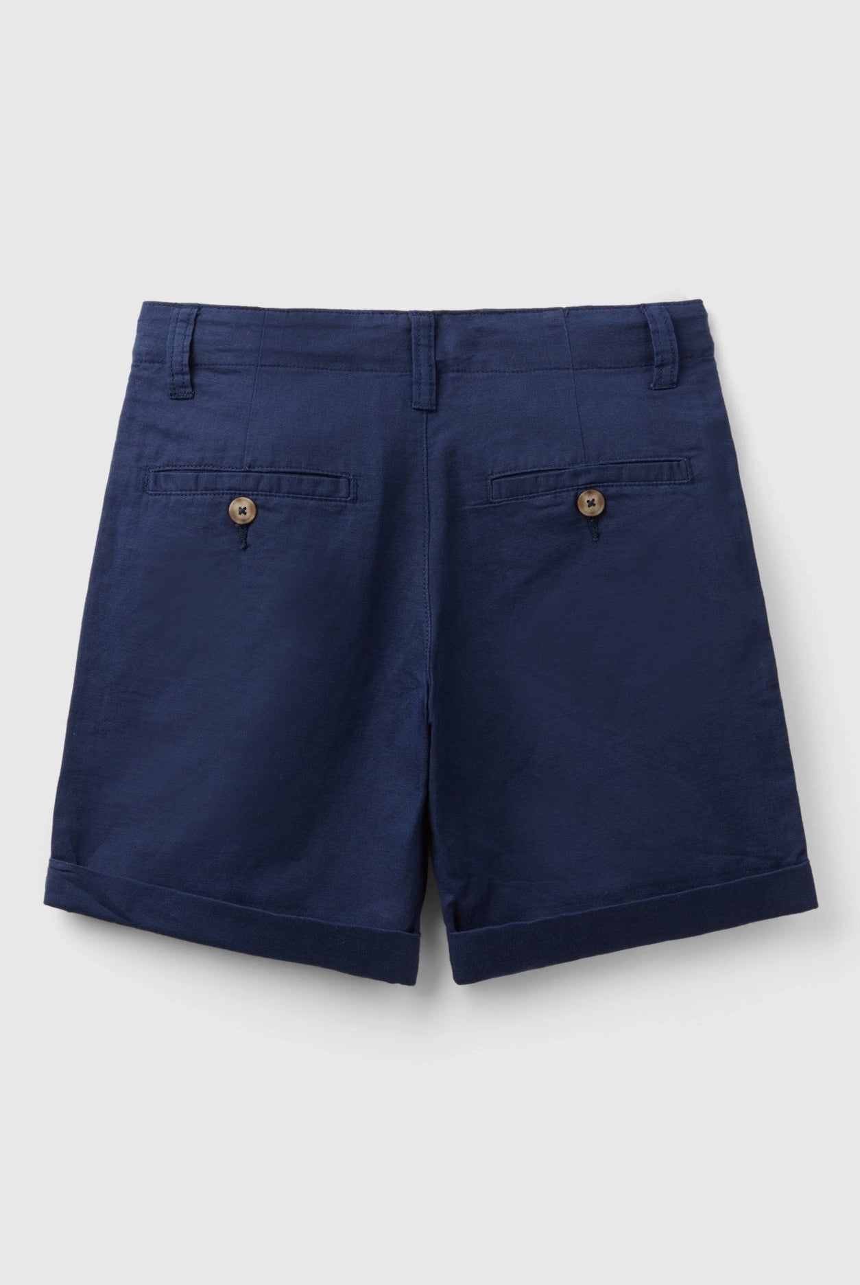 يونايتد كولورز اوف بينيتون برمودا شينو من الكتان الخالص أطفالي