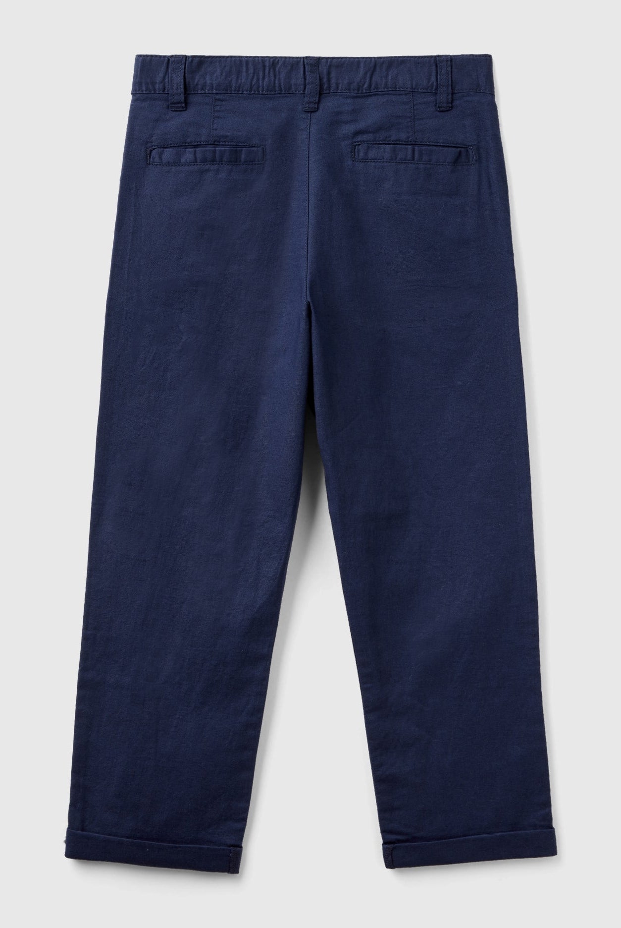 يونايتد كولورز اوف بينيتون بنطلون اطفالي قطن مخلوط مريح مع فتحات للحزام