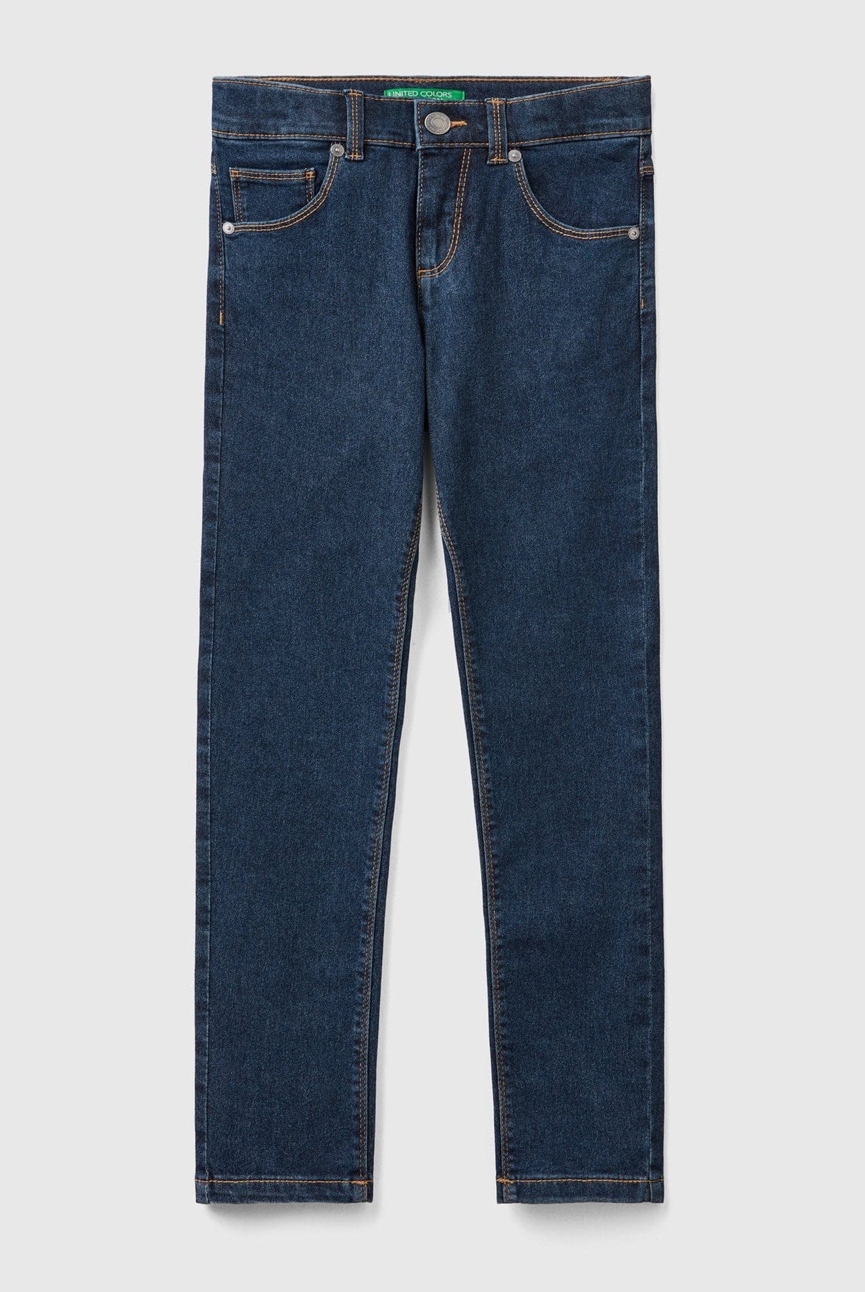 يونايتد كولورز اوف بينيتون بنطلون جينز اطفالي سليم فيت بخمس جيوب