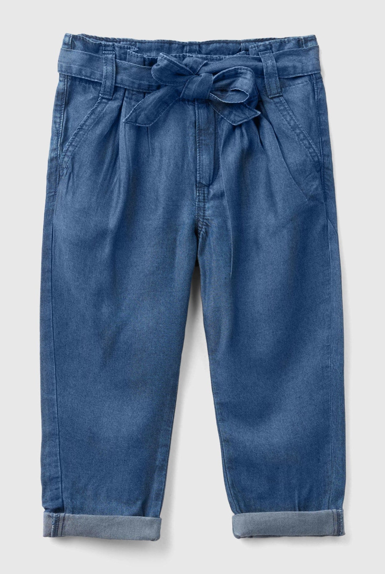 يونايتد كولورز اوف بينيتون بنطلون اطفال جينز مع حزام