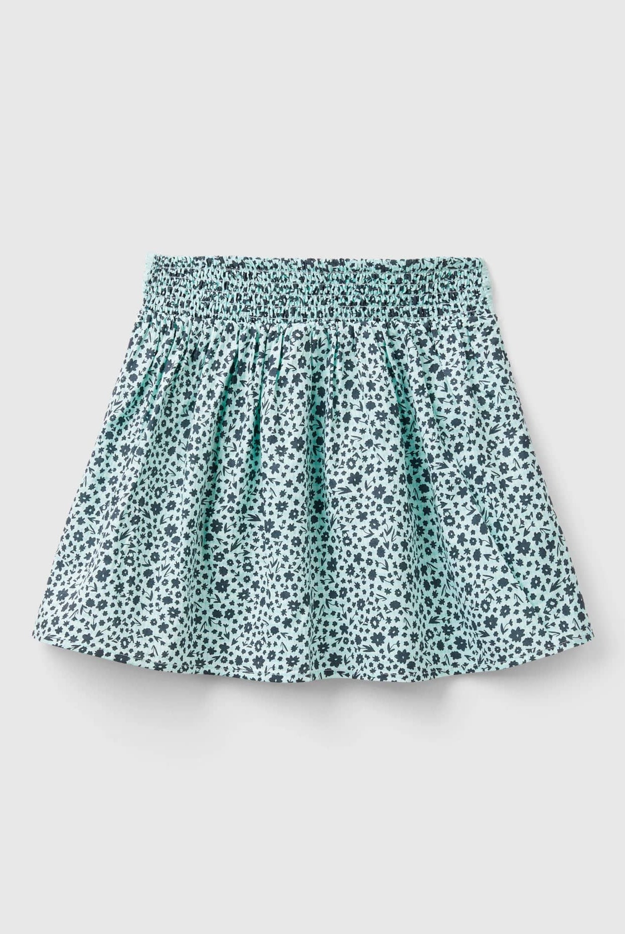 يونايتد كولورز اوف بينيتون تنورة بناتي مزخرفة بحزام مطاطي ورباط على الخصر