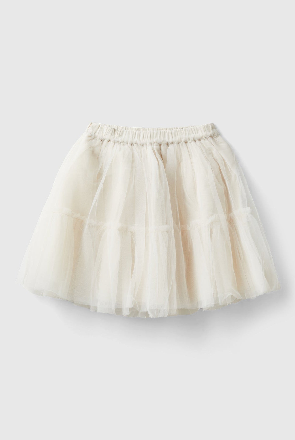 يونايتد كولورز اوف بينيتون تنورة بناتي تول واسعة وبكشكشة ببطانة داخلية