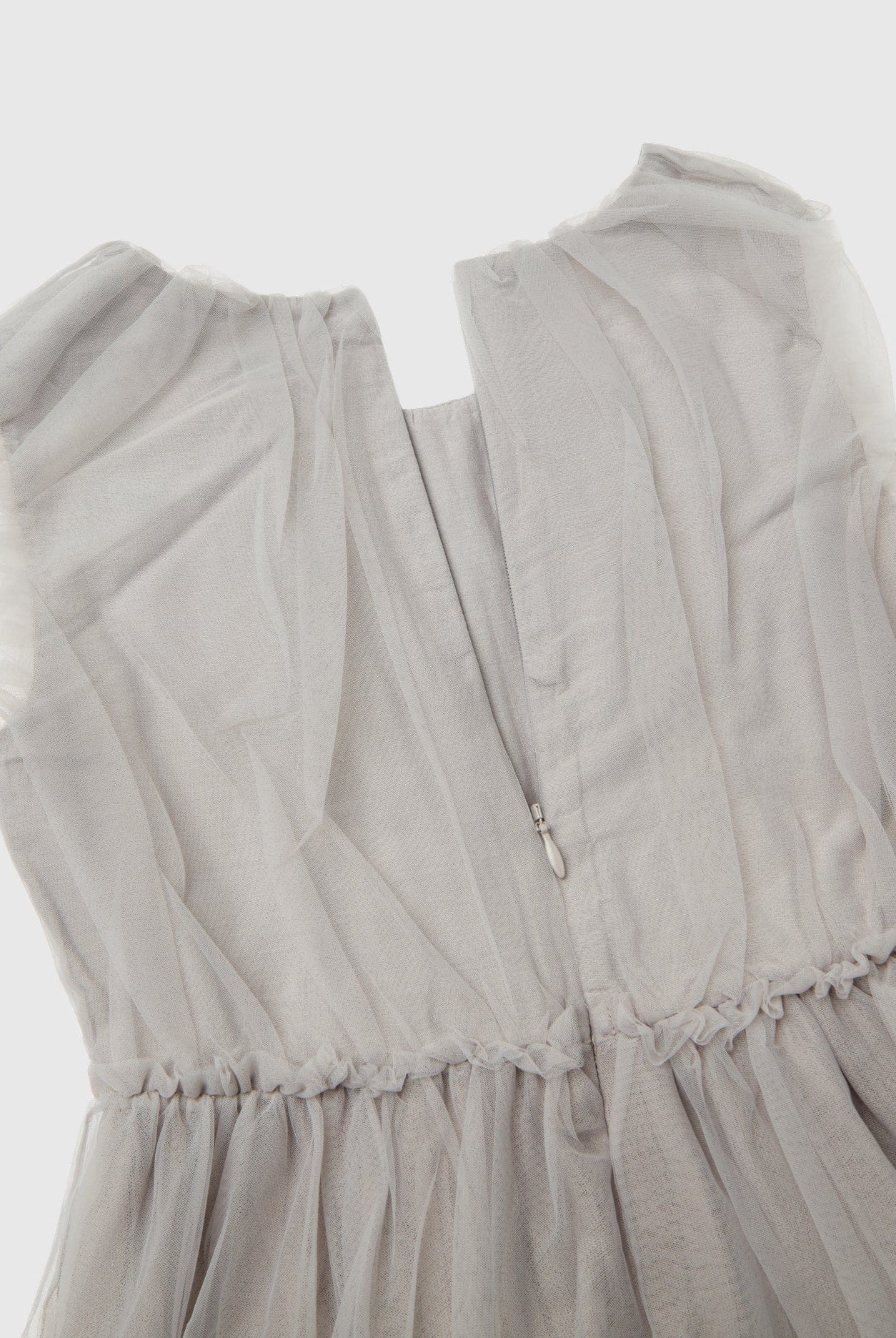 يونايتد كولورز اوف بينيتون فستان تول بناتي بدون أكمام مبطن من الداخل منقوش