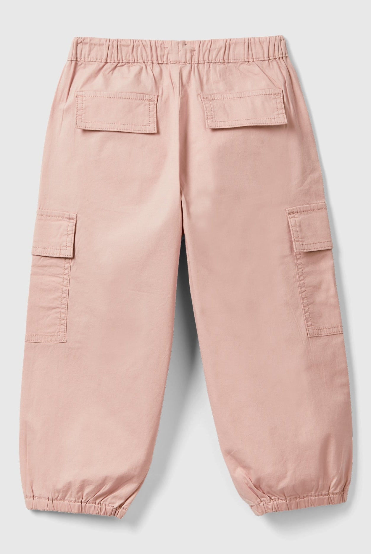 يونايتد كولورز اوف بينيتون سروال كارجو قطن مطاطي بناتي