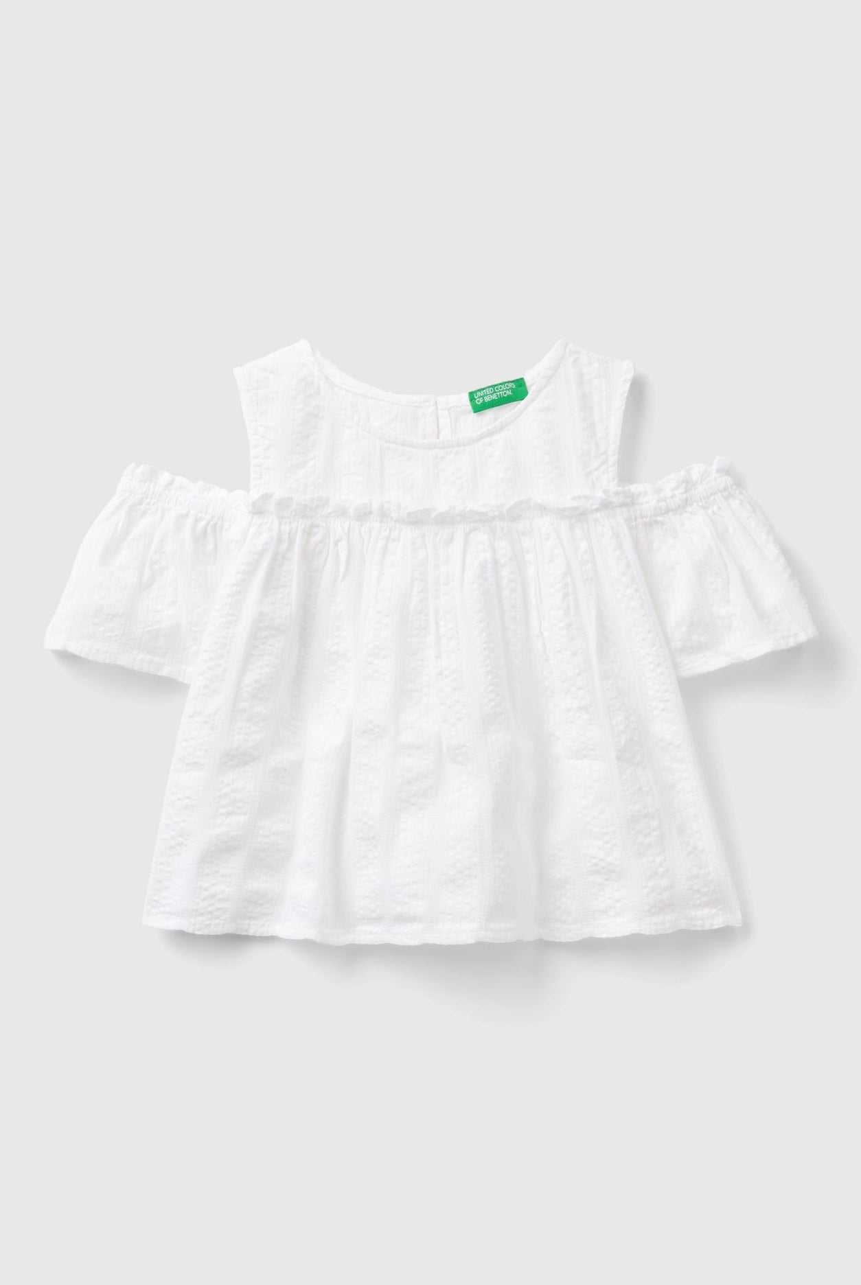 يونايتد كولورز اوف بينيتون بلوزة أوف شولدر للفتيات