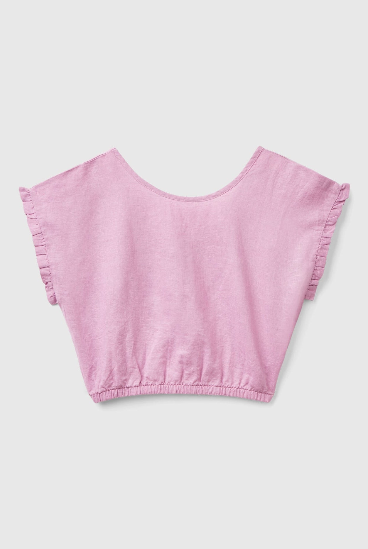 يونايتد كولورز اوف بينيتون بلوزة اطفال من خليط الكتان