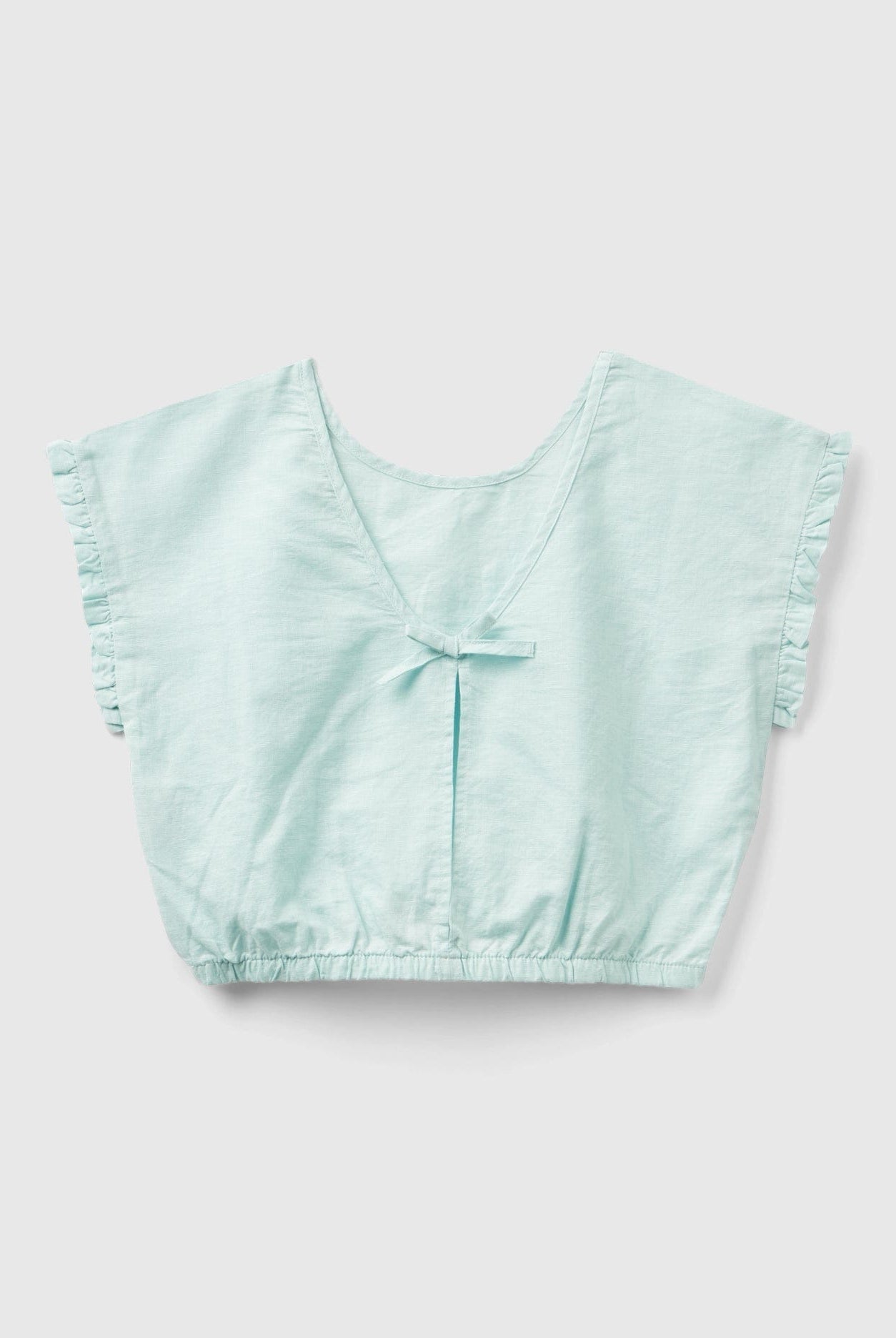 يونايتد كولورز اوف بينيتون بلوزة اطفال من خليط الكتان