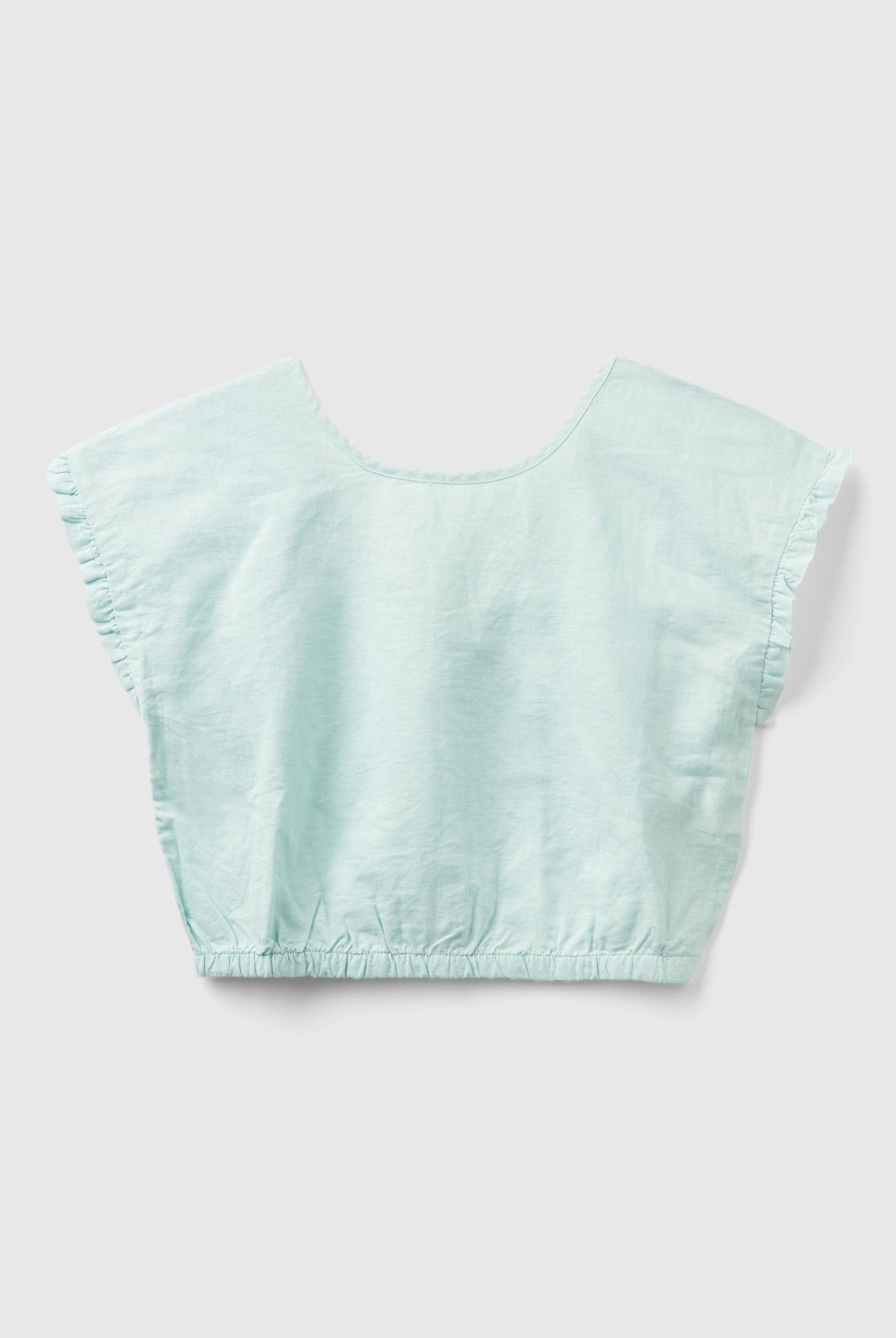 يونايتد كولورز اوف بينيتون بلوزة اطفال من خليط الكتان