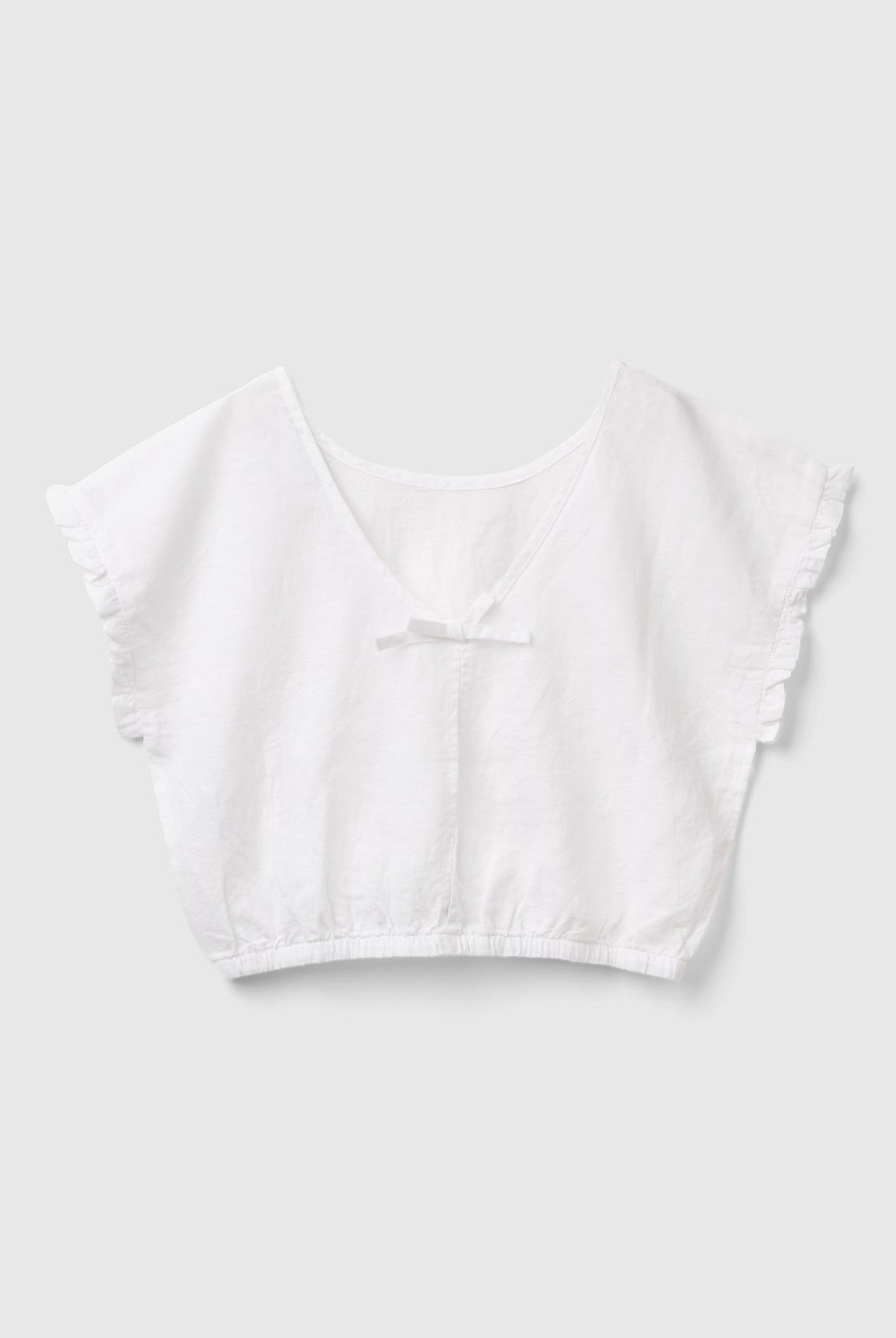 يونايتد كولورز اوف بينيتون بلوزة اطفال من خليط الكتان