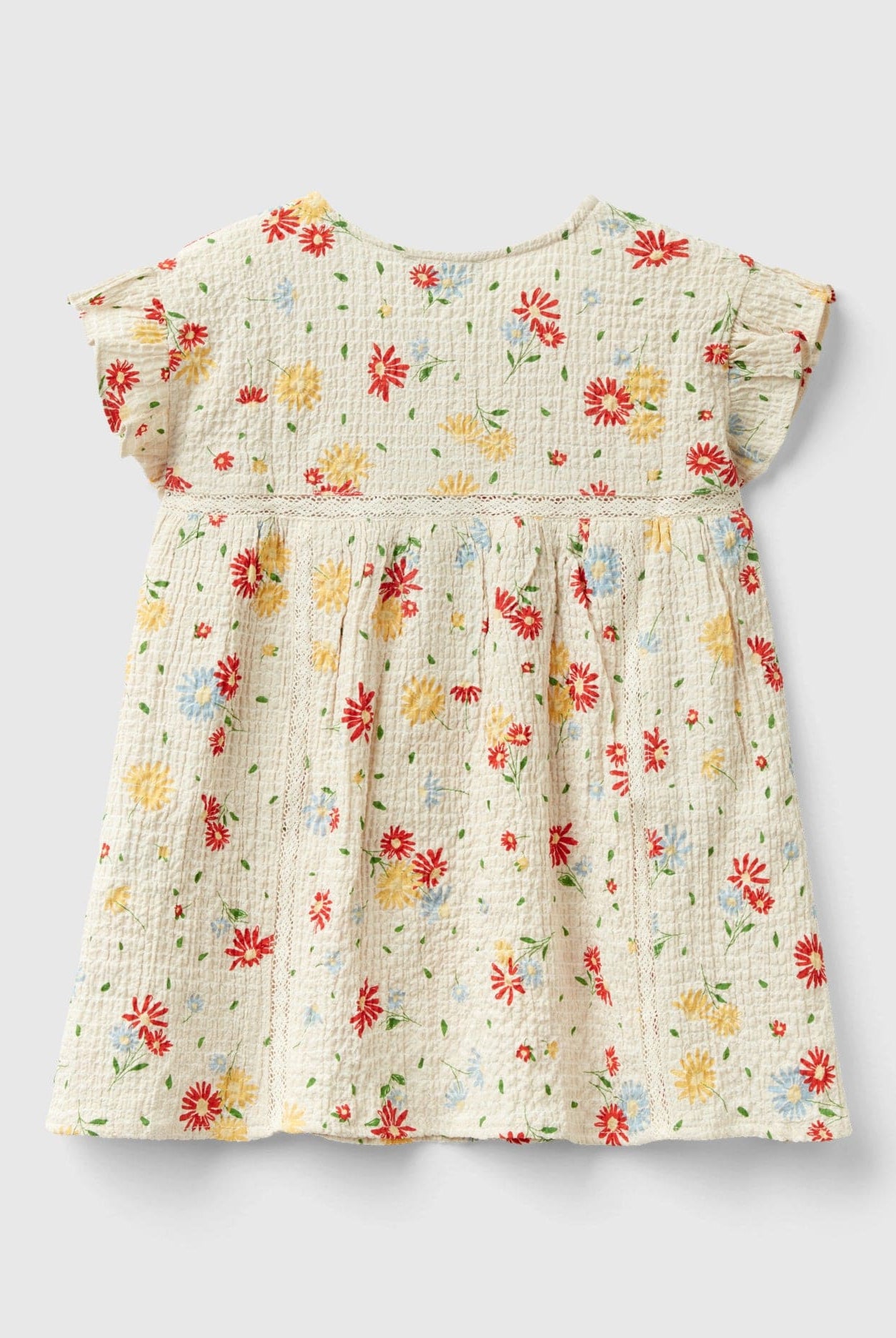 يونايتد كولورز اوف بينيتون بلوزة مزركشة بالكامل بأزرار أمامية بناتي