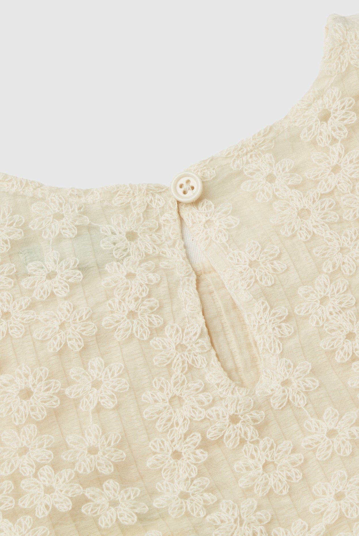 يونايتد كولورز اوف بينيتون بلوزة مكرمية بناتي