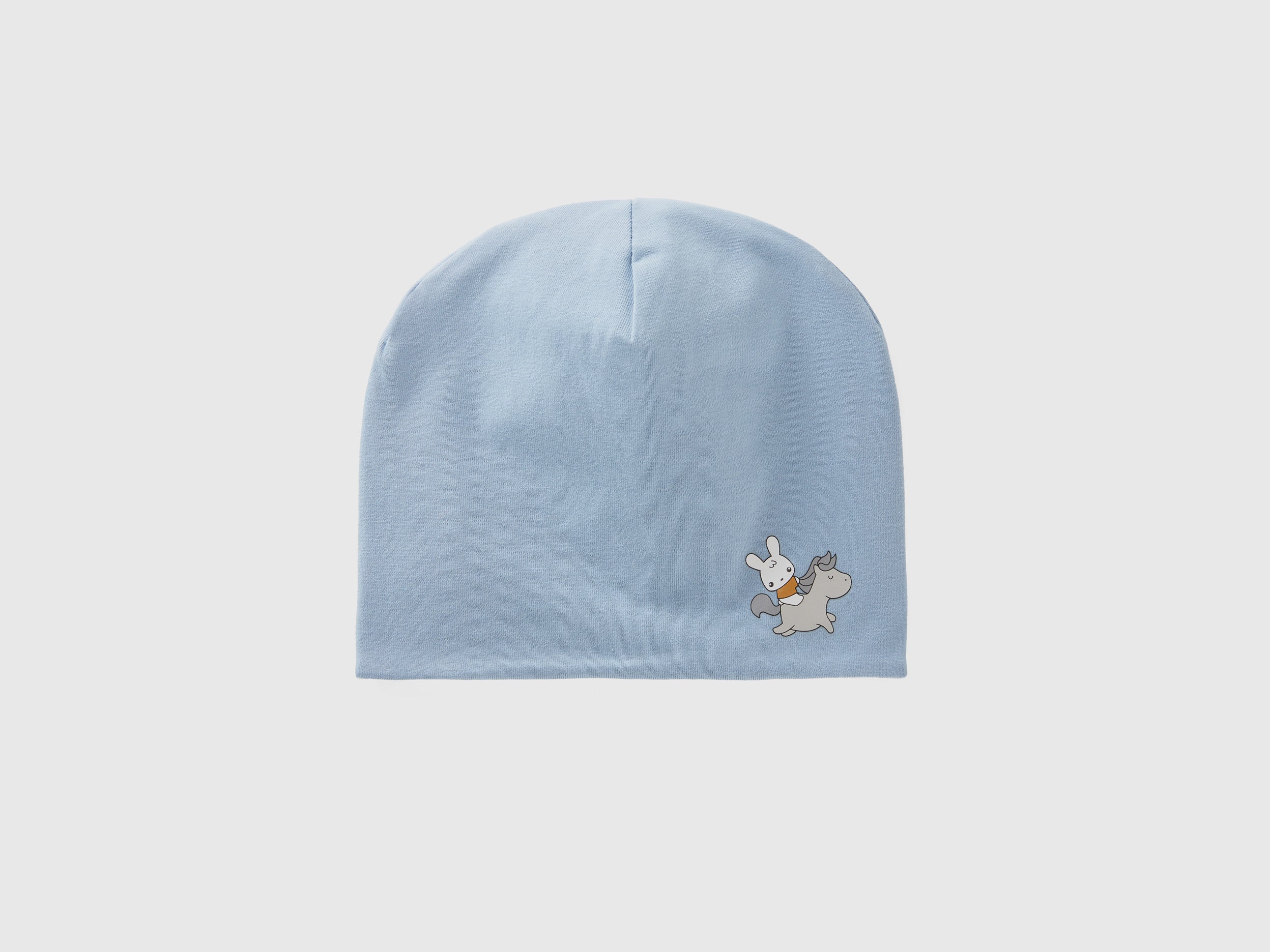 يونايتد كولورز اوف بينيتون قبعة قطن بطبعة رضع