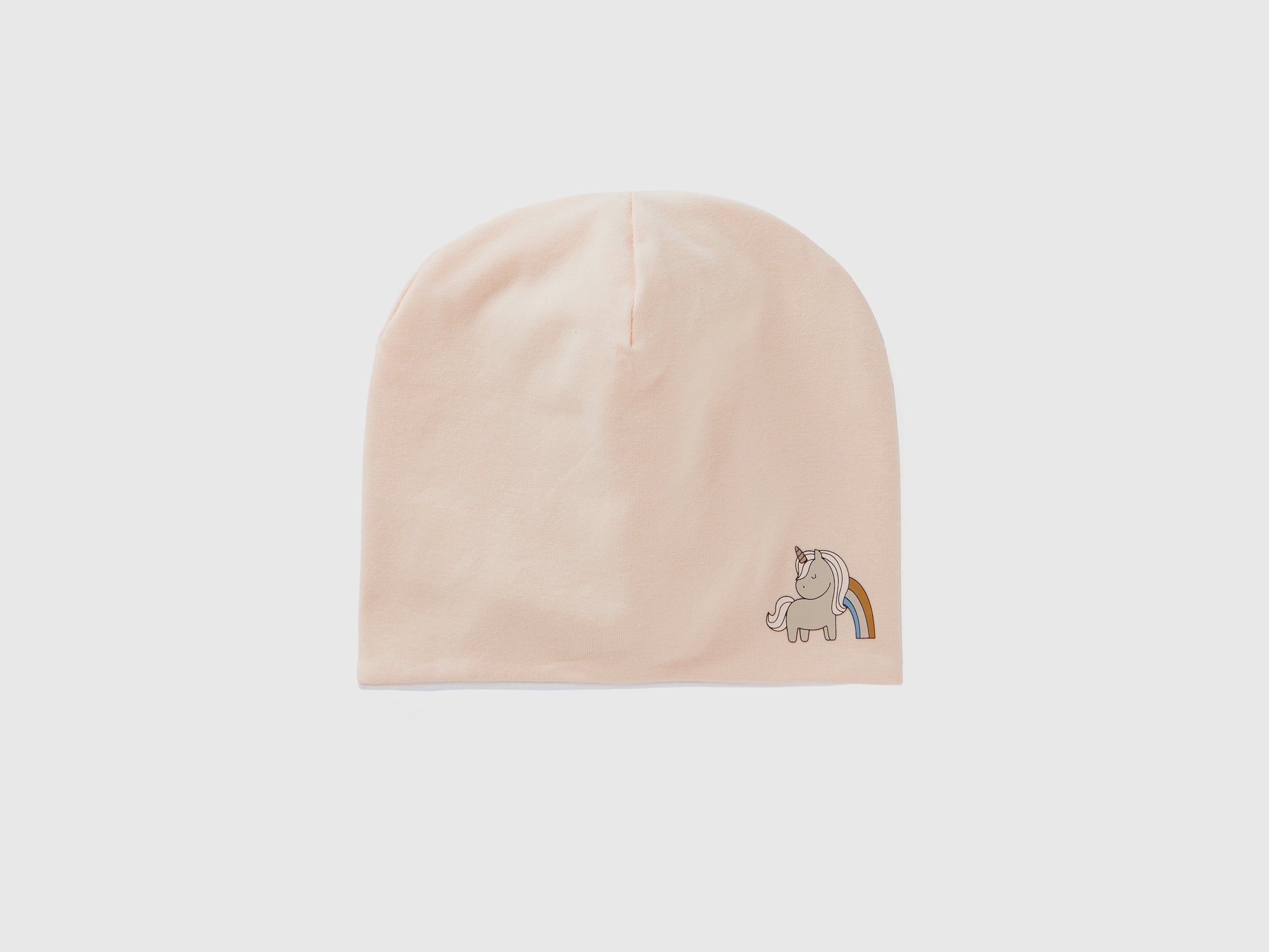 يونايتد كولورز اوف بينيتون قبعة قطن بطبعة رضع