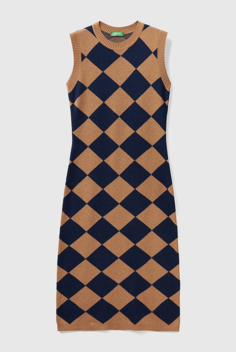 يونايتد كولورز اوف بينيتون فستان طويل منقوش نسائي