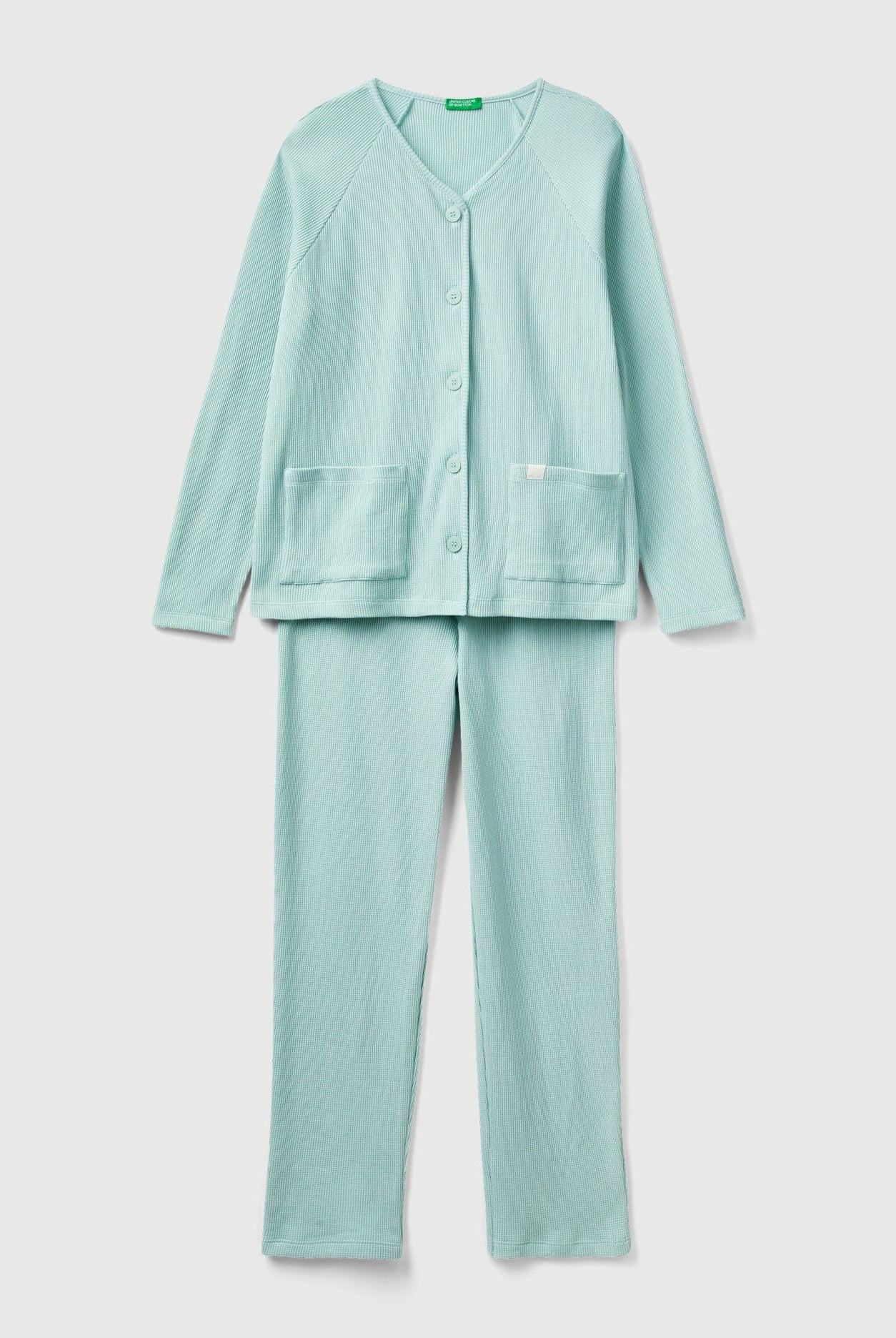 يونايتد كولورز اوف بينيتون بيجاما طويلة من القطن النقي