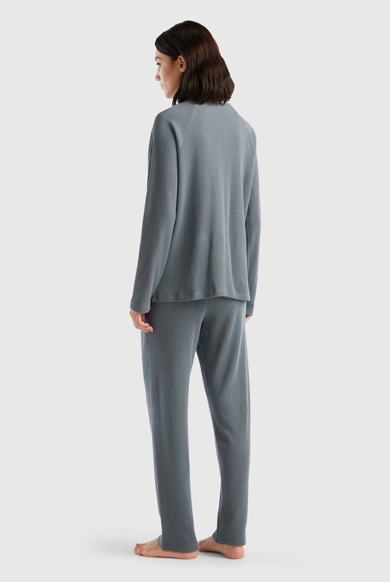 يونايتد كولورز اوف بينيتون بيجاما طويلة من القطن النقي