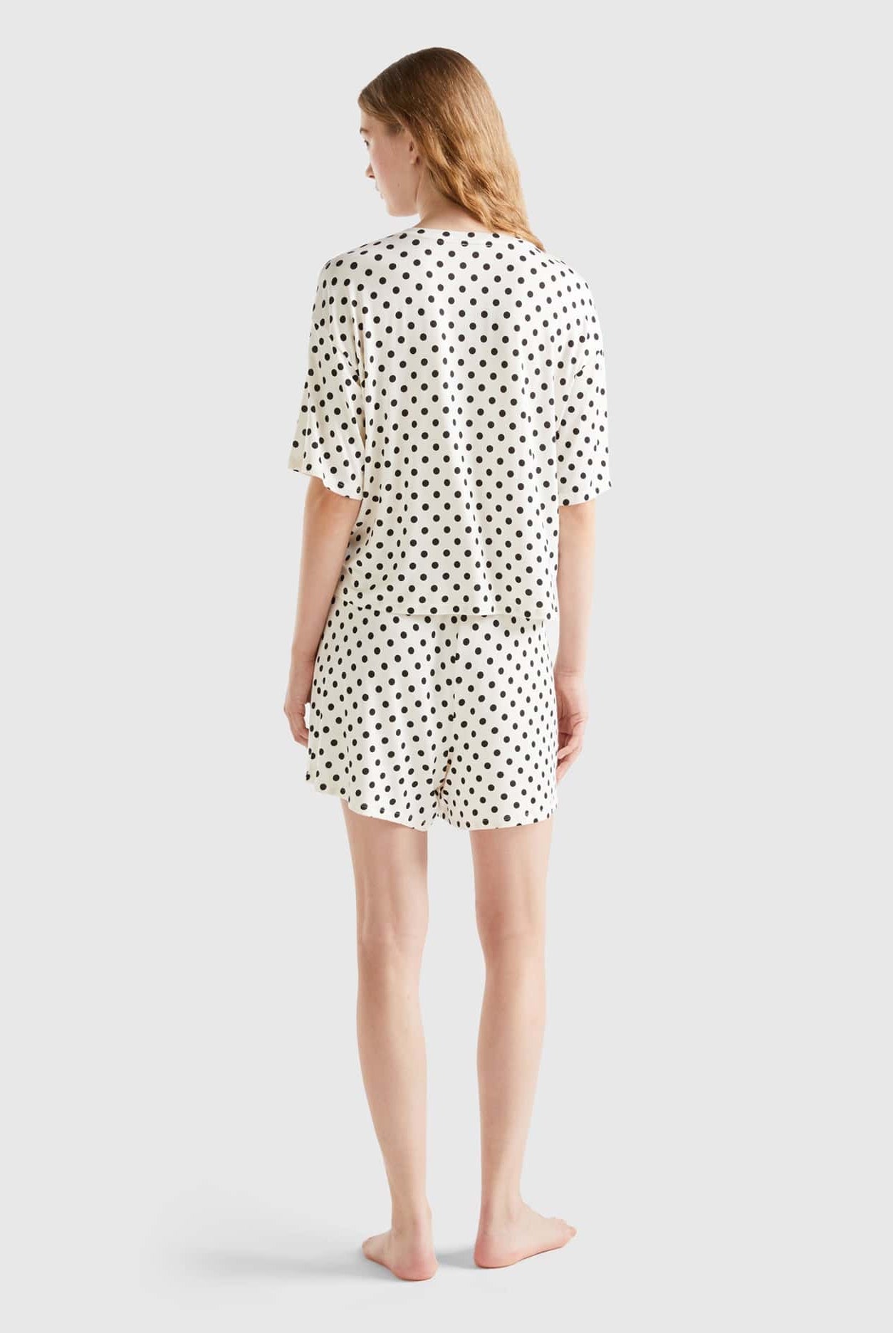 يونايتد كولورز اوف بينيتون بيجاما بشورت نسائيه بنقاط البولكا