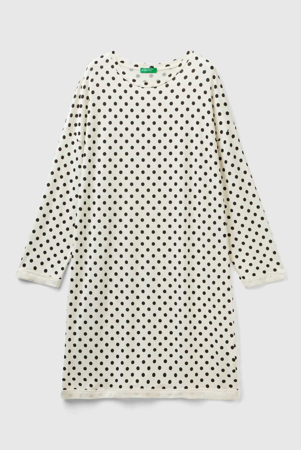 يونايتد كولورز اوف بينيتون قميص نوم نسائي بنقاط البولكا