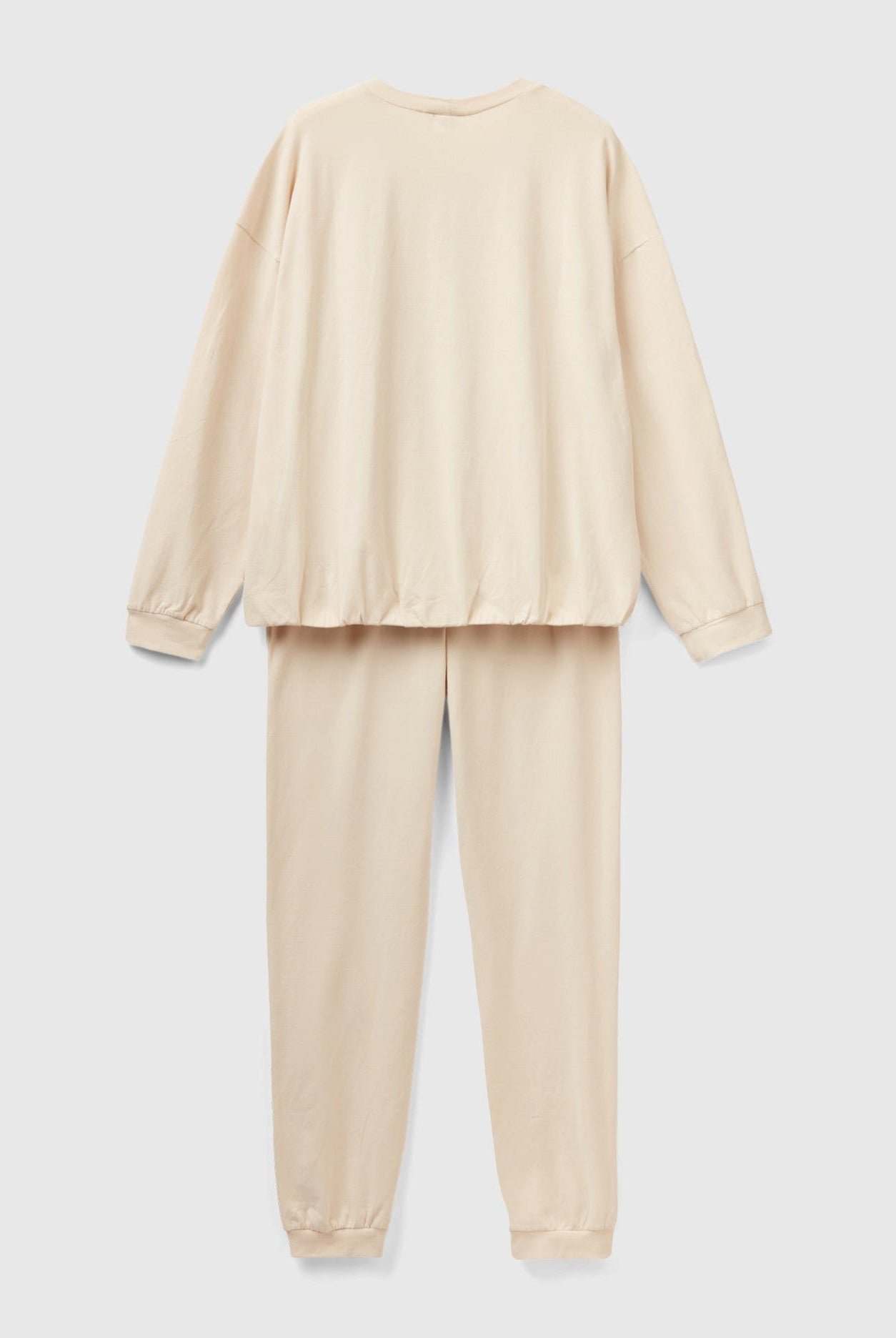 يونايتد كولورز اوف بينيتون طقم بيجاما مطبوع بشعار