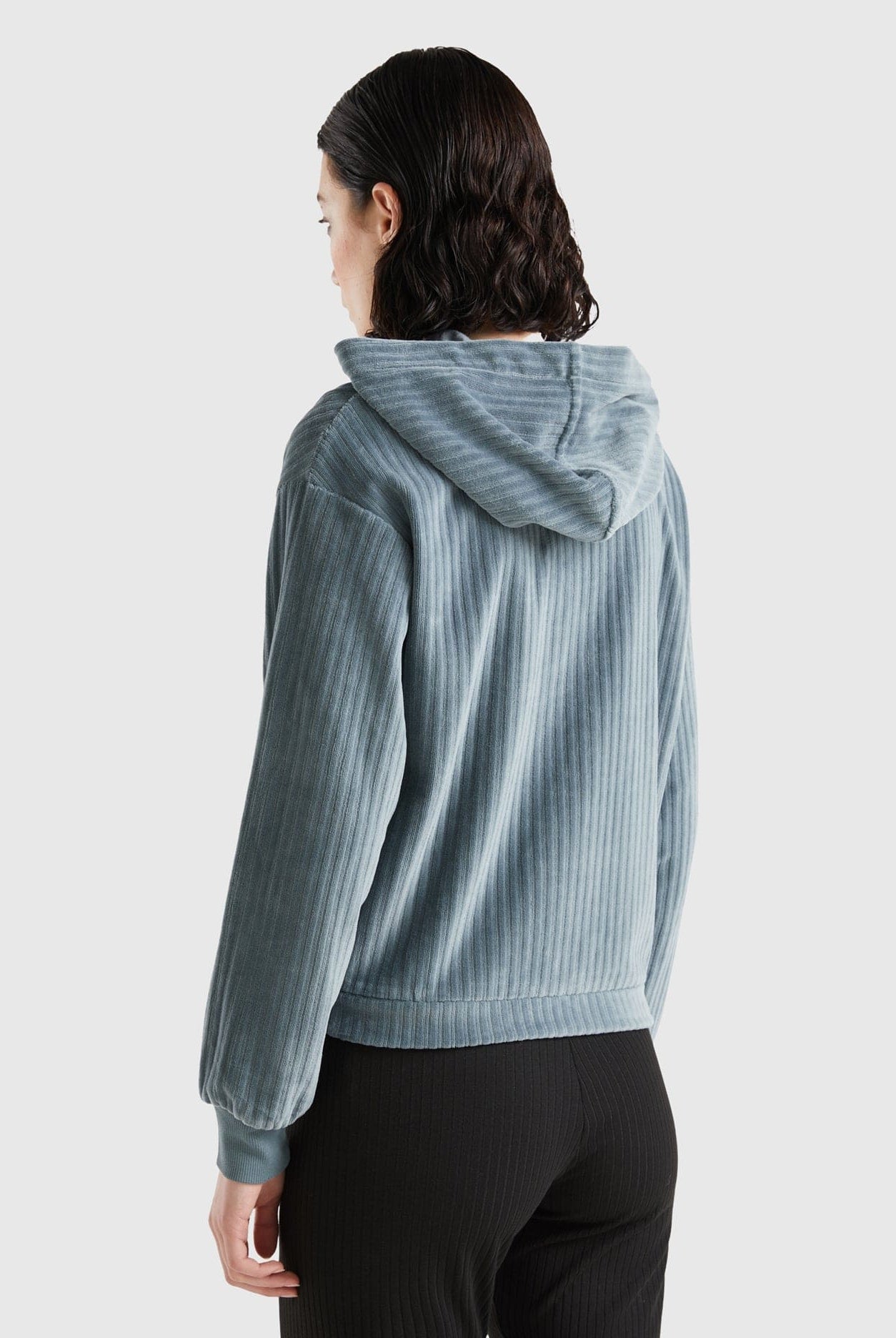 يونايتد كولورز اوف بينيتون هودي بشينيل بسحاب للنساء