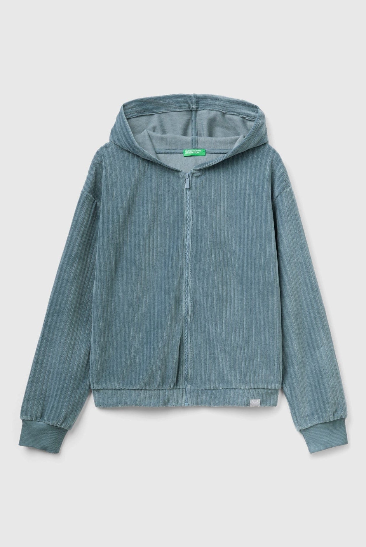 يونايتد كولورز اوف بينيتون هودي بشينيل بسحاب للنساء