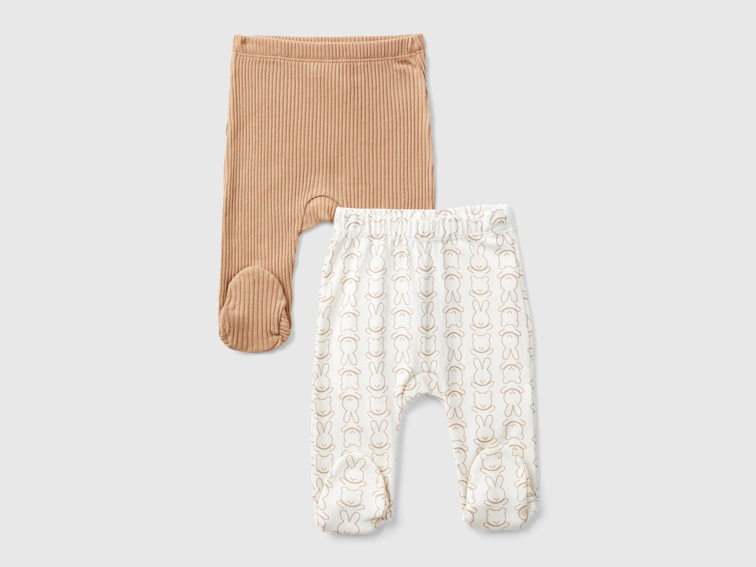 يونايتد كولورز اوف بينيتون بنطلون ستراب من القطن العضوي عدد 2 رضع أطفالي