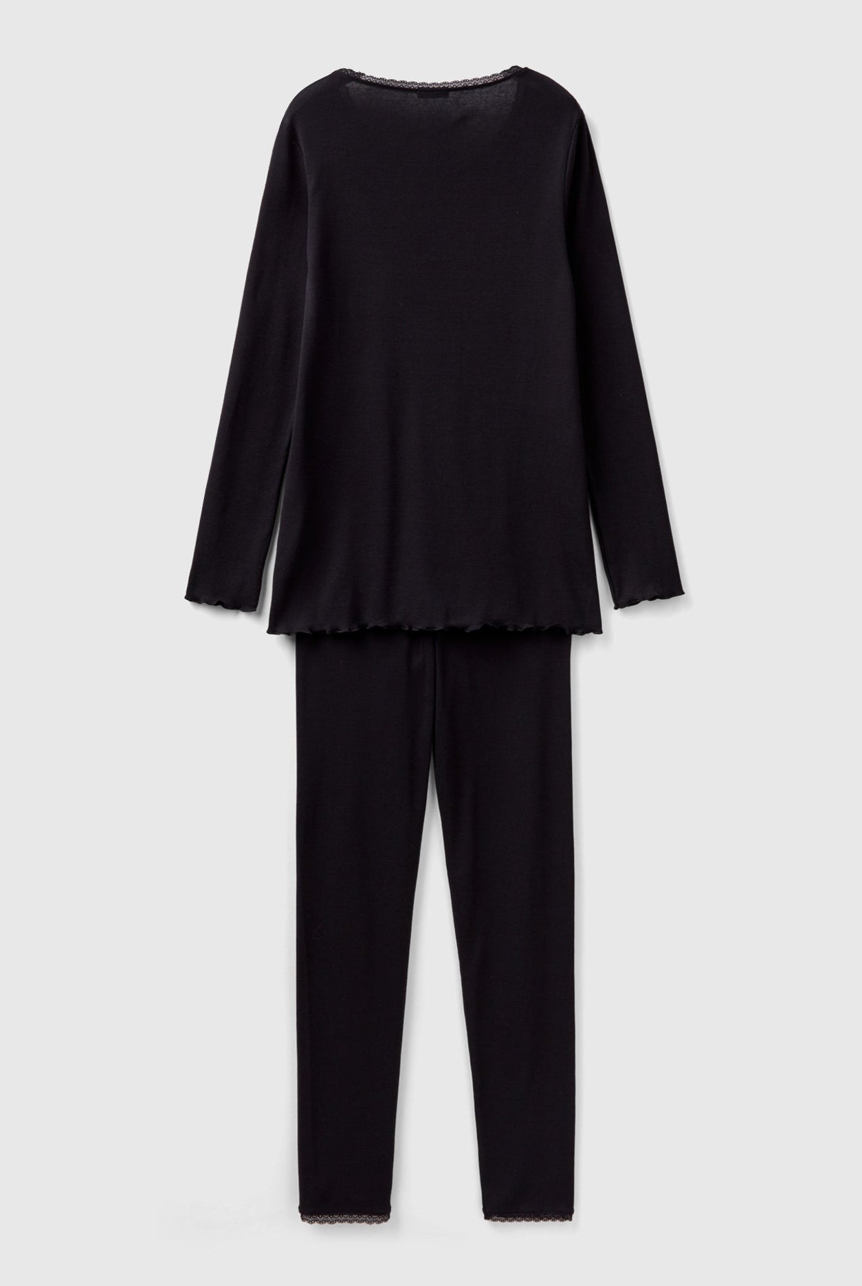 يونايتد كولورز اوف بينيتون بيجاما نسائي من القطن طويل الألياف