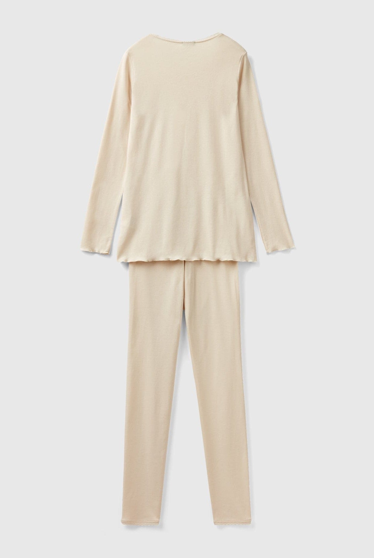 يونايتد كولورز اوف بينيتون بيجاما نسائي من القطن طويل الألياف