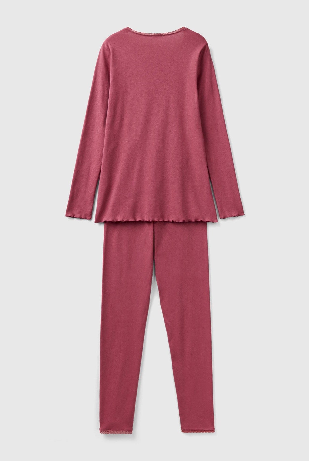 يونايتد كولورز اوف بينيتون بيجاما نسائي من القطن طويل الألياف