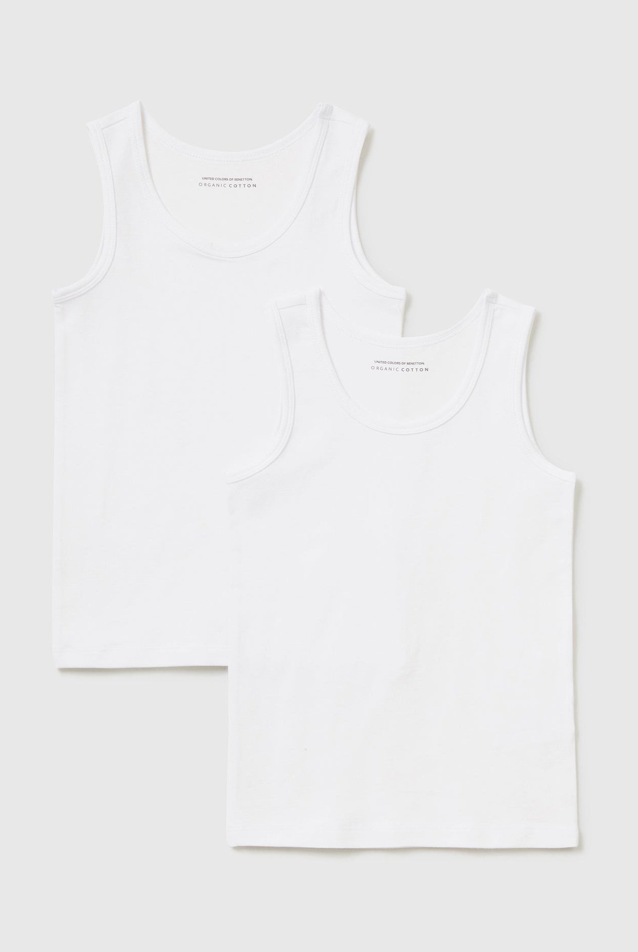 يونايتد كولورز اوف بينيتون 2 تانك توب من القطن المطاطي أطفالي