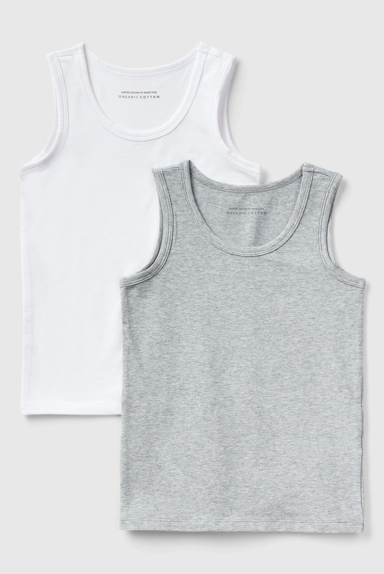 يونايتد كولورز اوف بينيتون 2 تانك توب من القطن المطاطي أطفالي