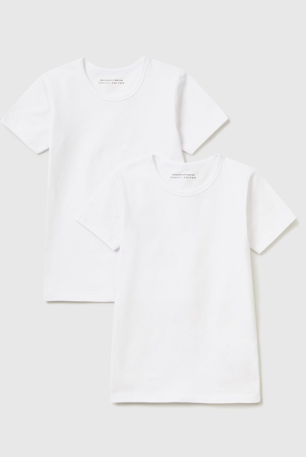 يونايتد كولورز اوف بينيتون 2 تيشيرت من القطن العضوي المطاطي أطفالي