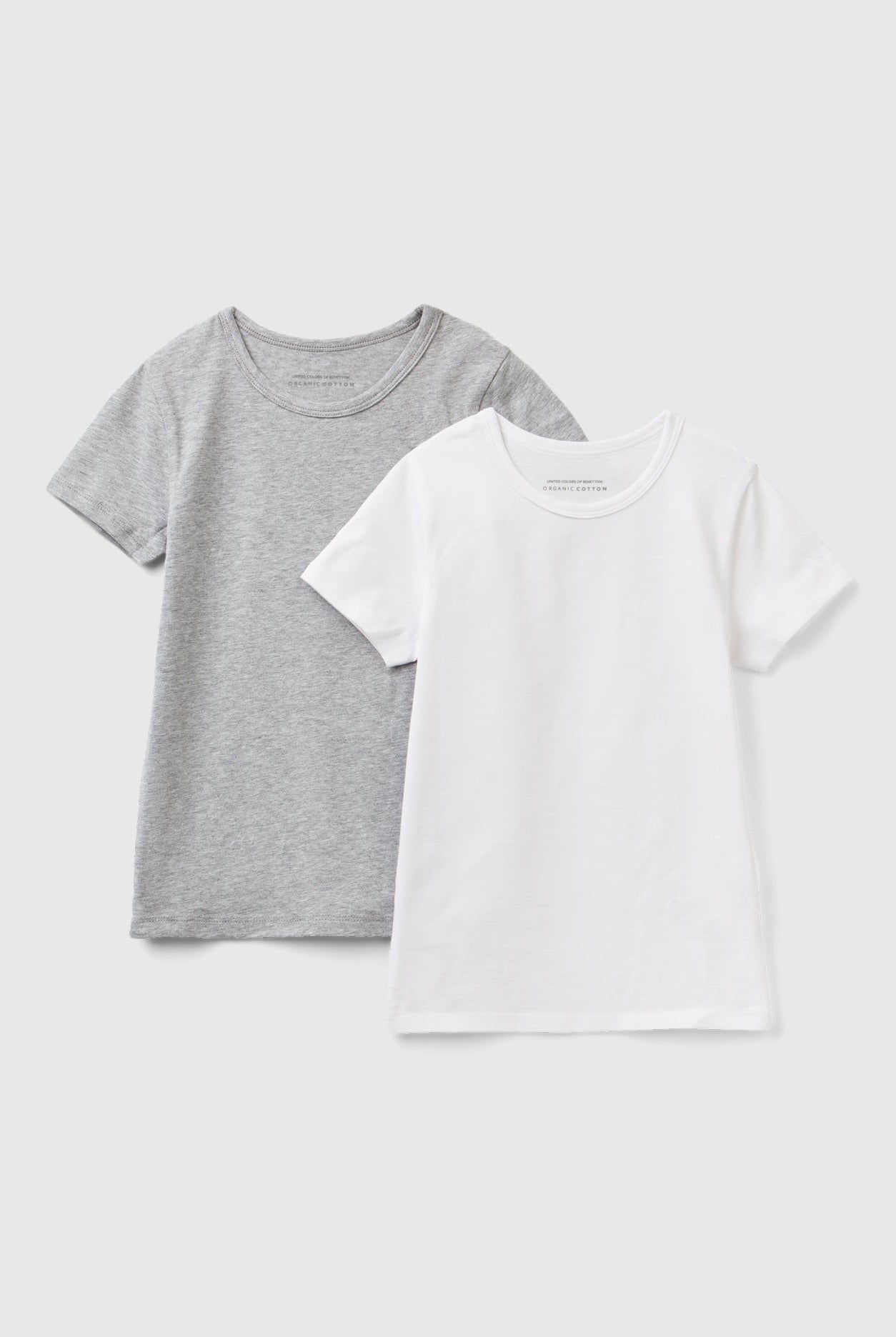 يونايتد كولورز اوف بينيتون 2 تيشيرت من القطن العضوي المطاطي أطفالي