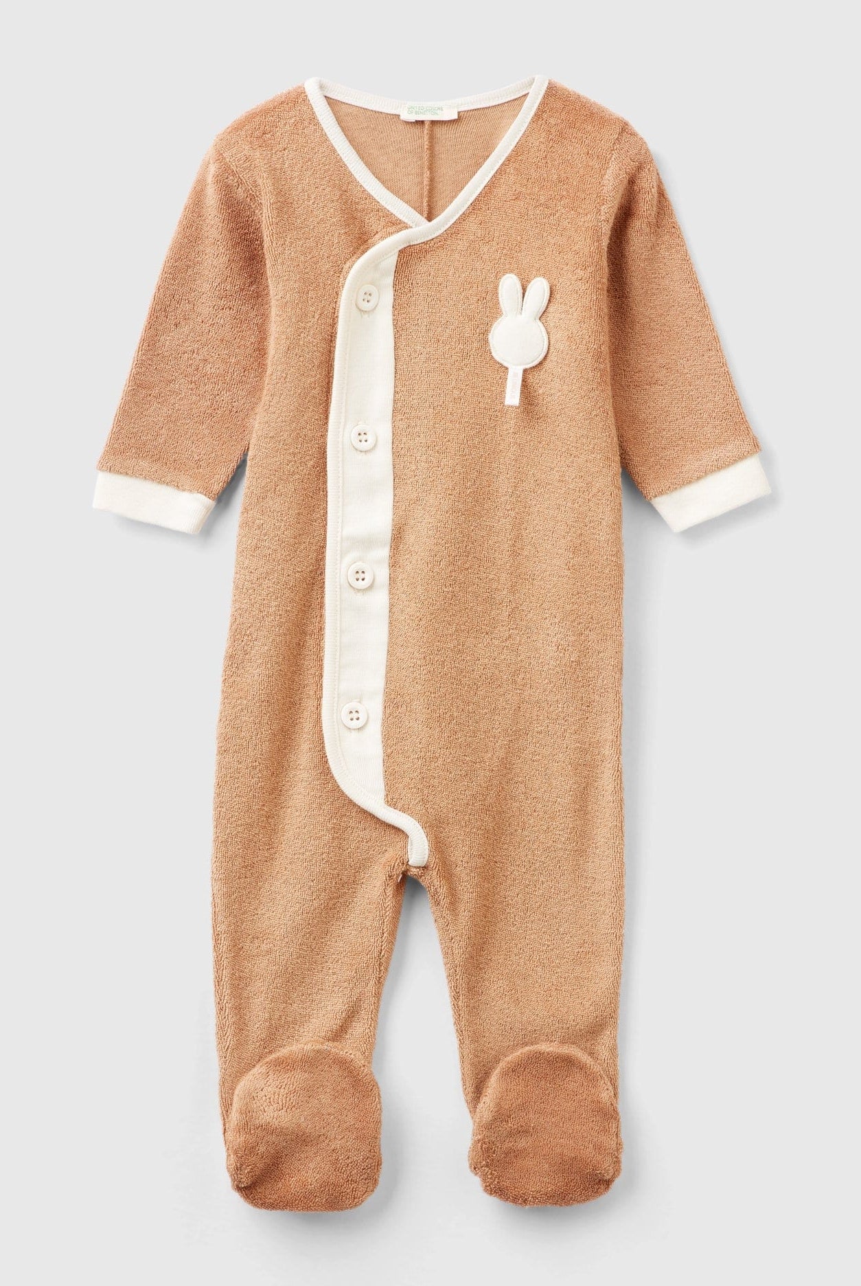 يونايتد كولورز اوف بينيتون سالوبيت رضع من قماش التيري مع رقعة