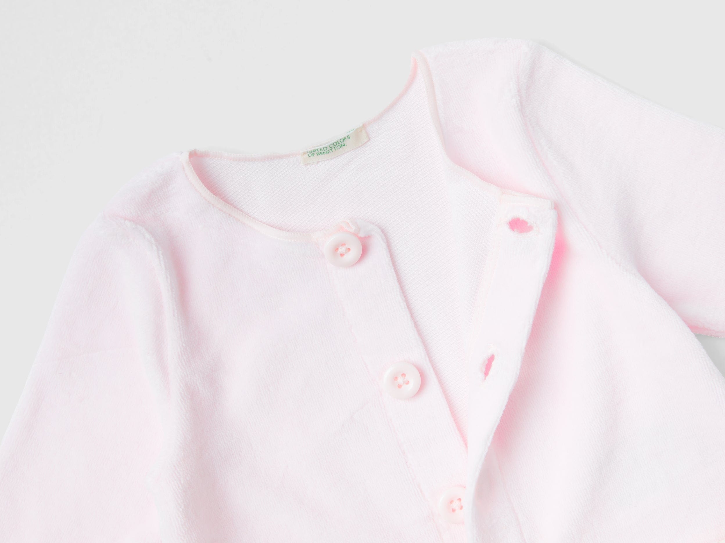 يونايتد كولورز اوف بينيتون سالوبيت رضع شانيل مع جيوب وازرار