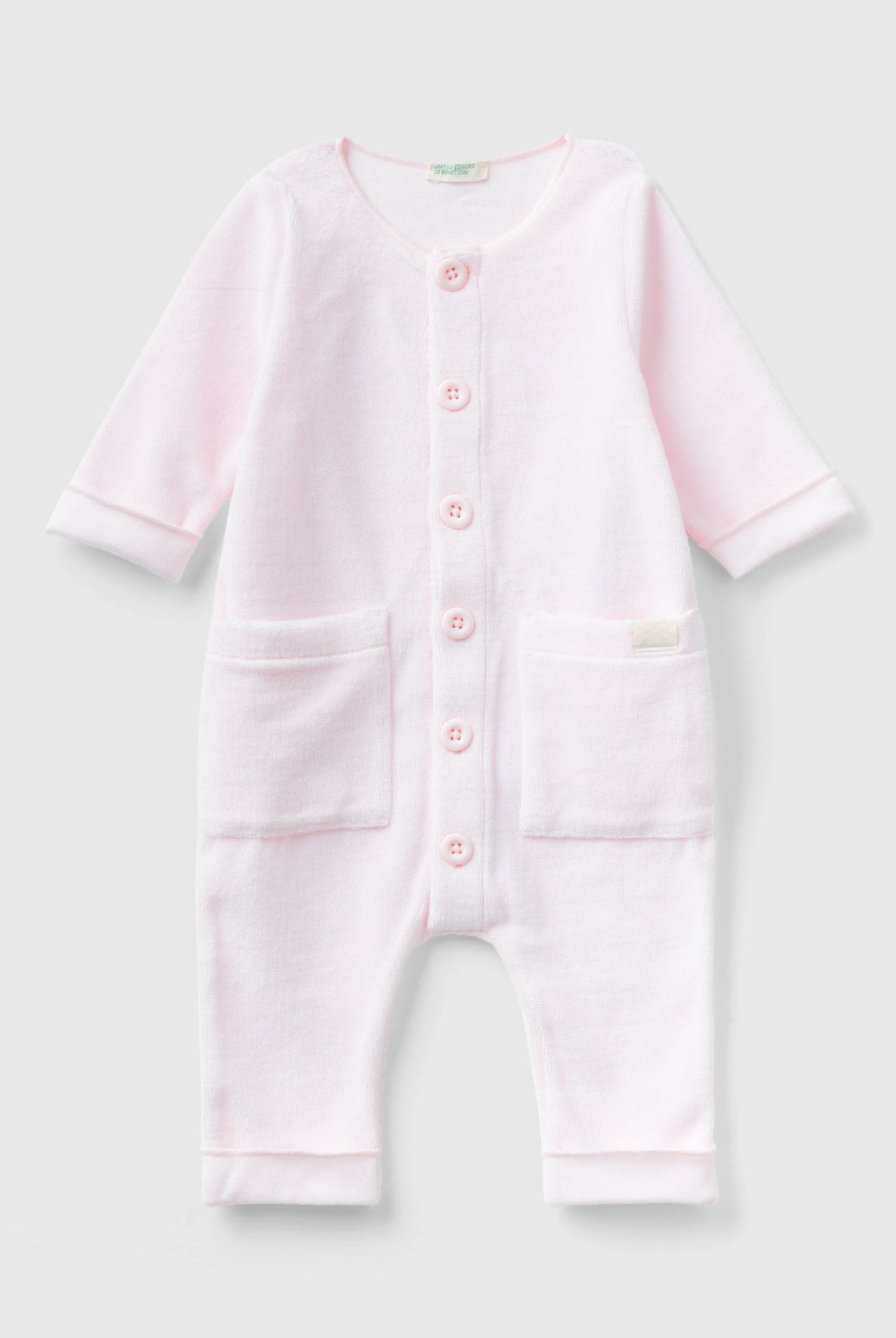 يونايتد كولورز اوف بينيتون سالوبيت رضع شانيل مع جيوب وازرار