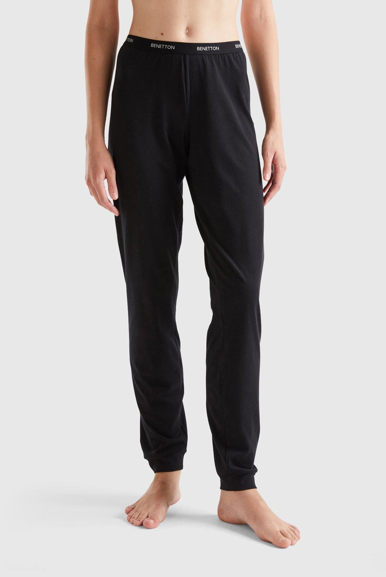 يونايتد كولورز اوف بينيتون بنطلون بشعار مطاطي طويل نسائي