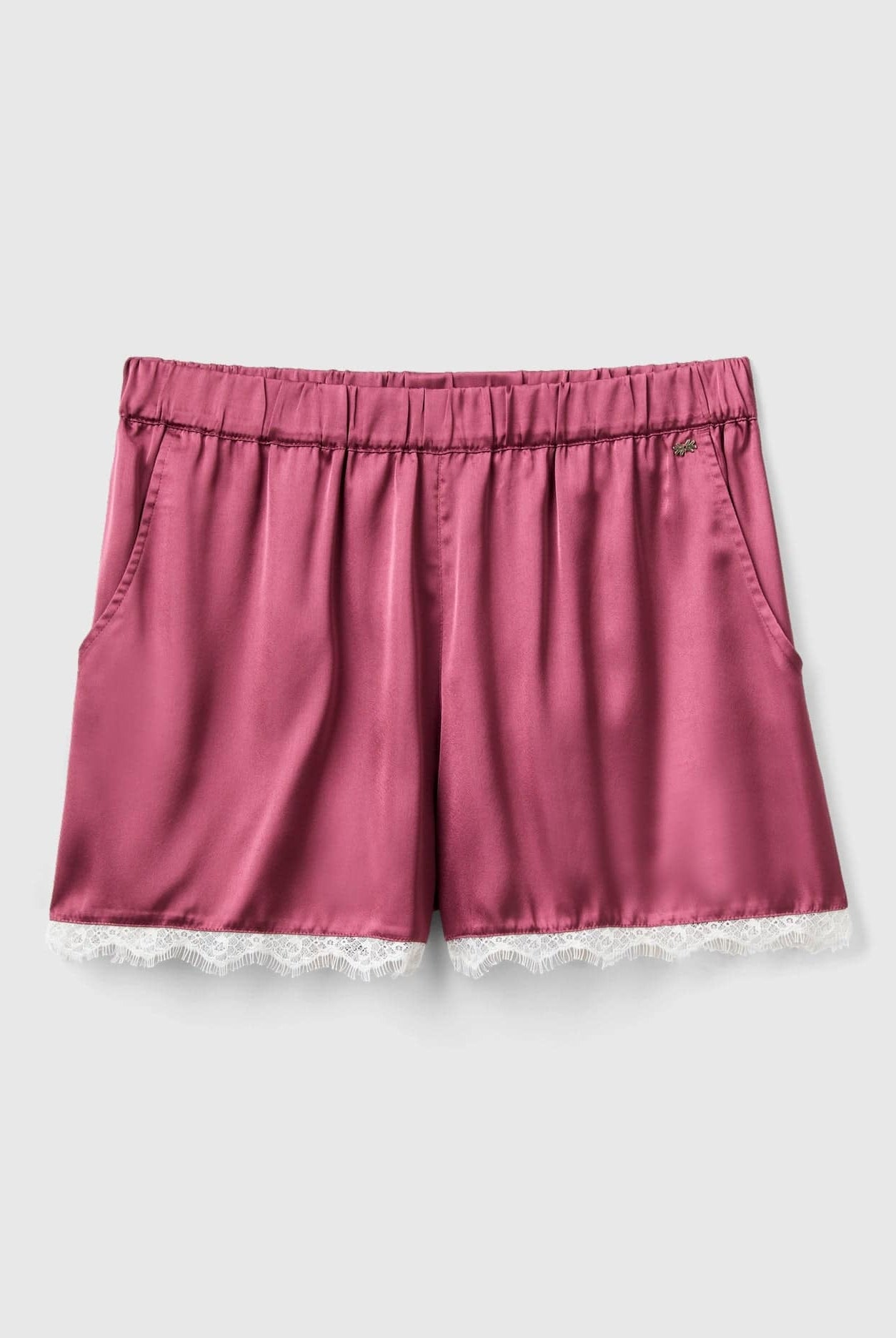 يونايتد كولورز اوف بينيتون شورت ستان نسائي مزين بدانتيل