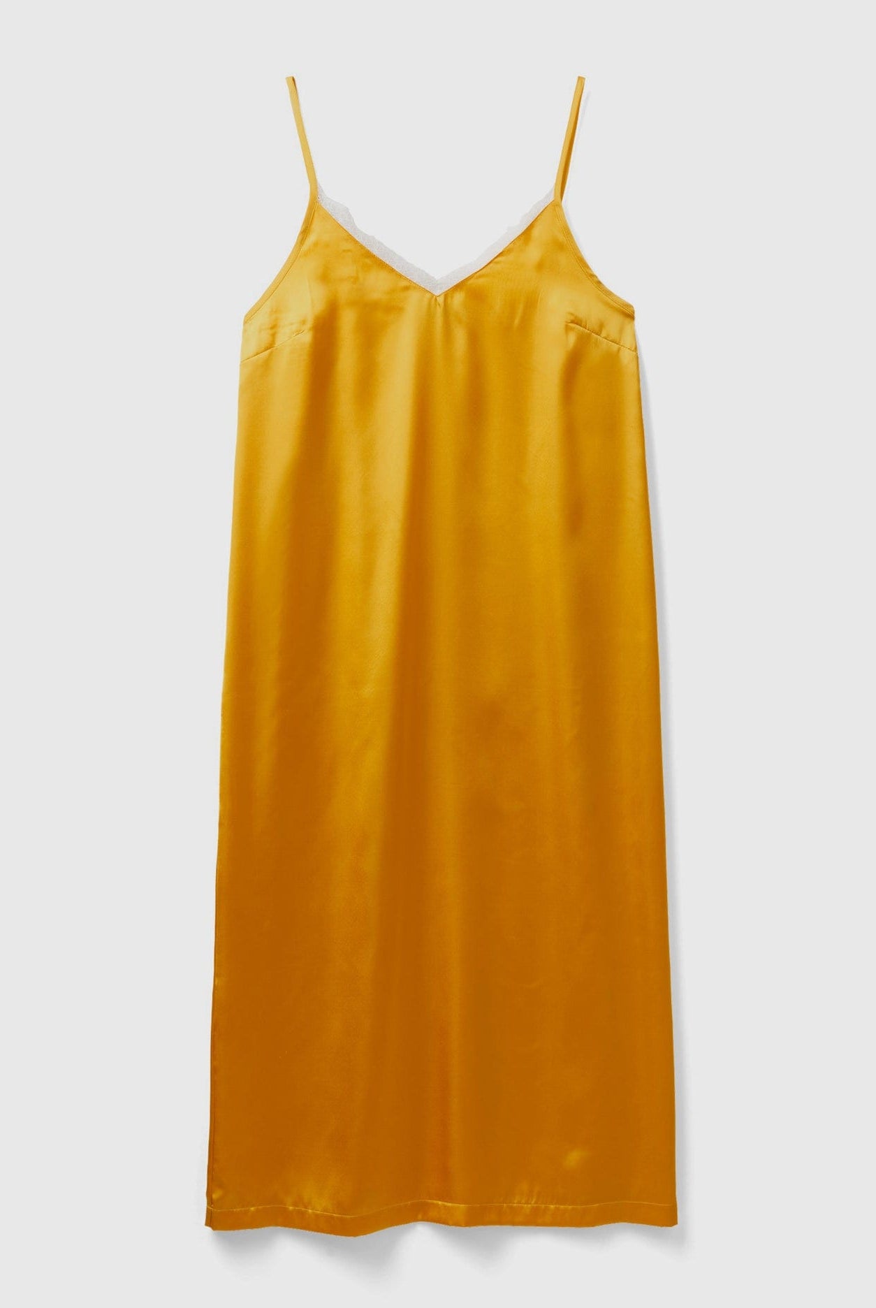 يونايتد كولورز اوف بينيتون فستان نسائي ساتان ناعم