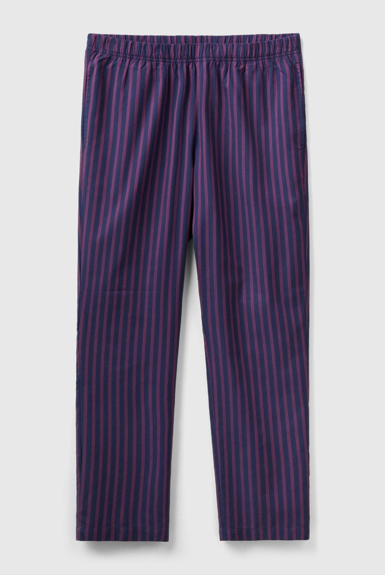 يونايتد كولورز اوف بينيتون بنطلون مخطط بالطول مطاطي رجالي